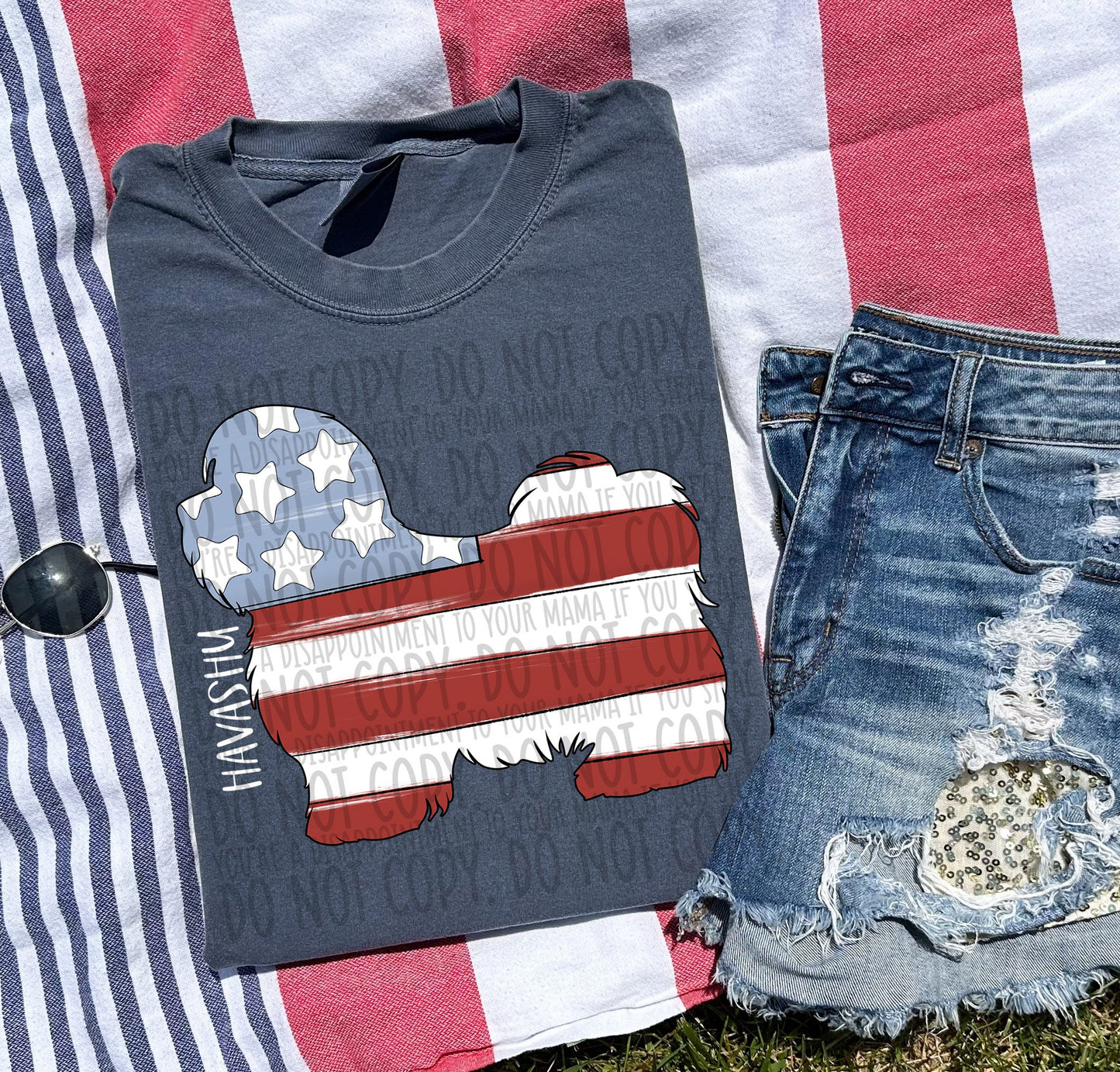 PATRIOTIC DOGS - DTF TRANSFER