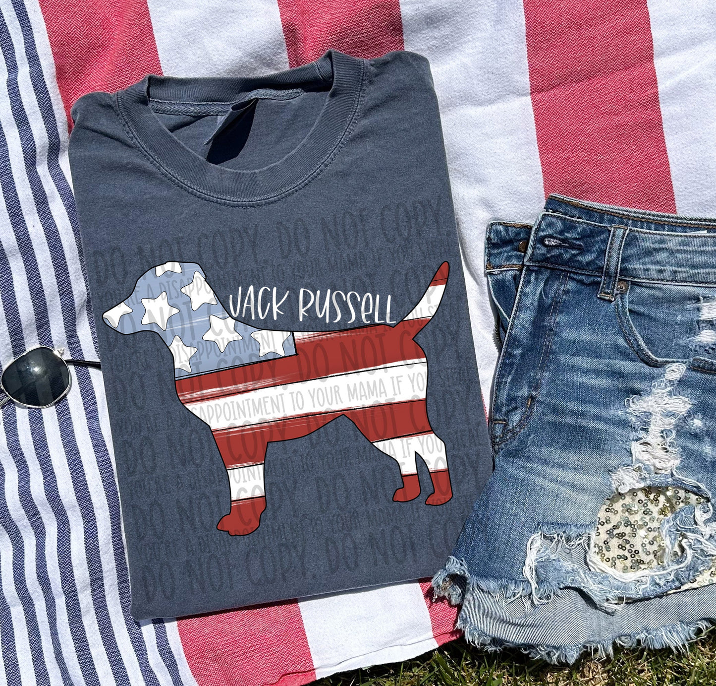 PATRIOTIC DOGS - DTF TRANSFER