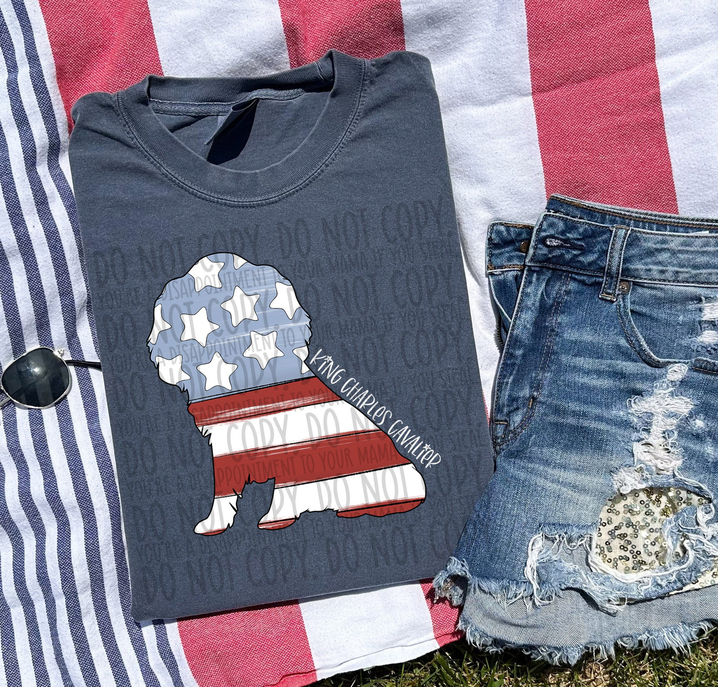 PATRIOTIC DOGS - DTF TRANSFER