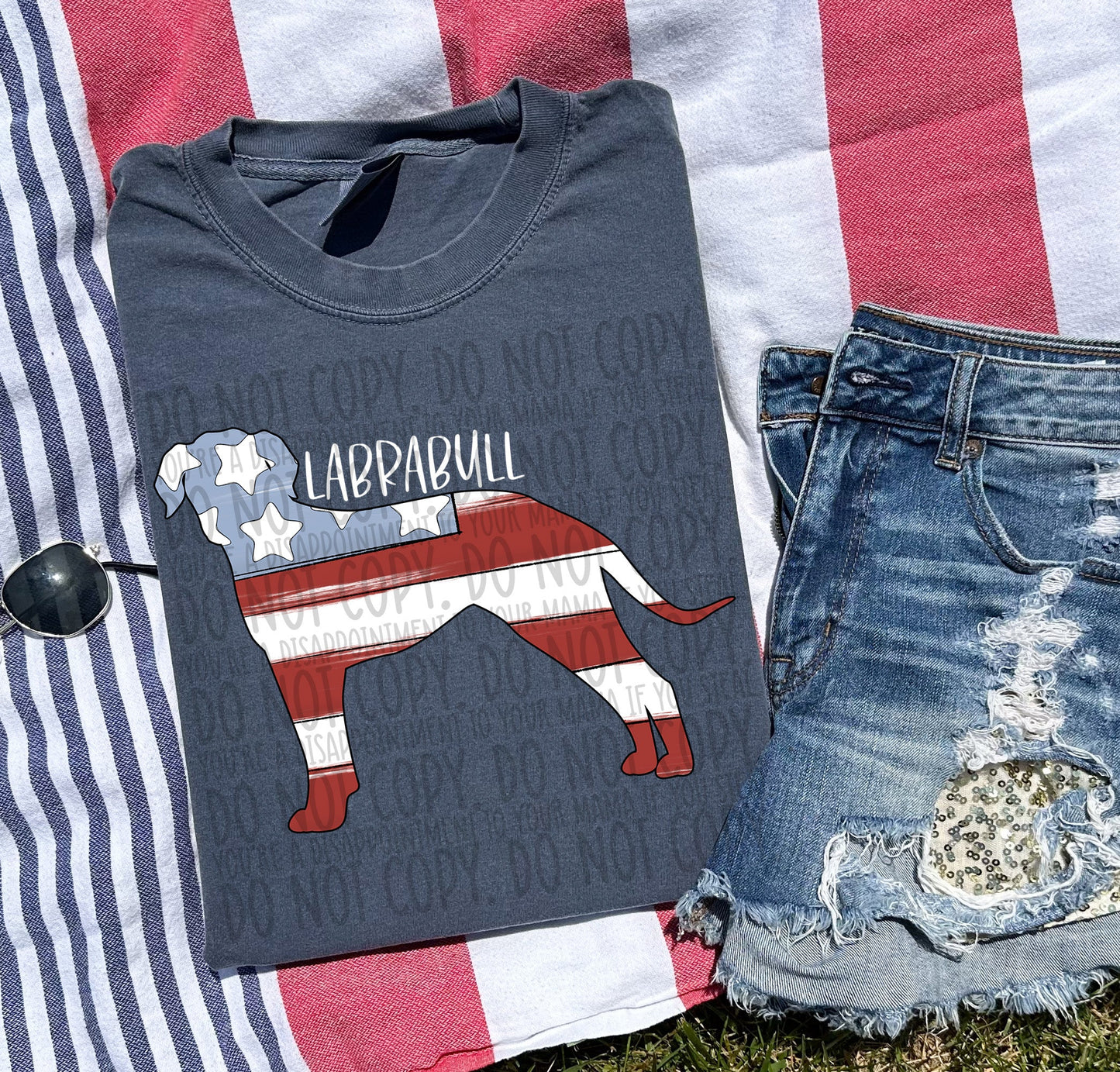 PATRIOTIC DOGS - DTF TRANSFER