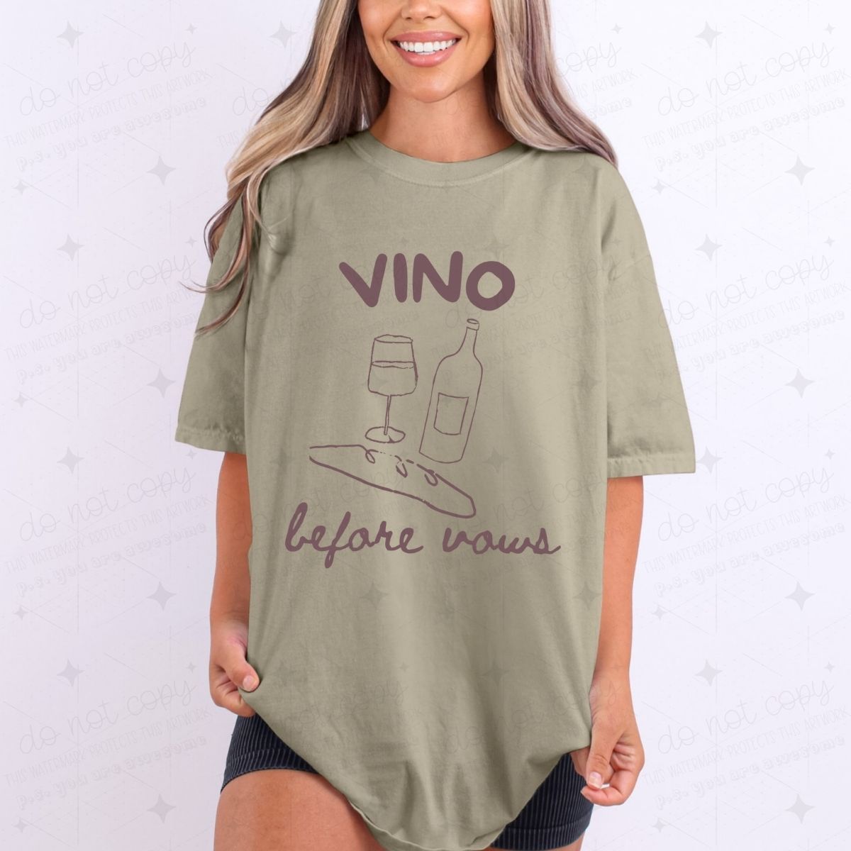 VINO BEFORE VOWS - DTF TRANSFER