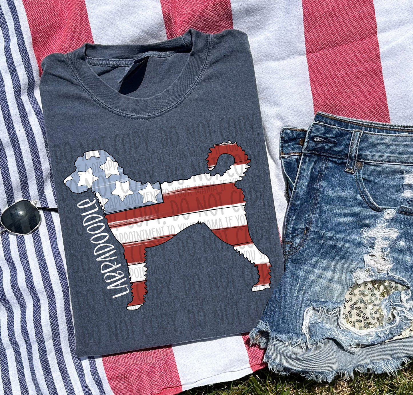 PATRIOTIC DOGS - DTF TRANSFER