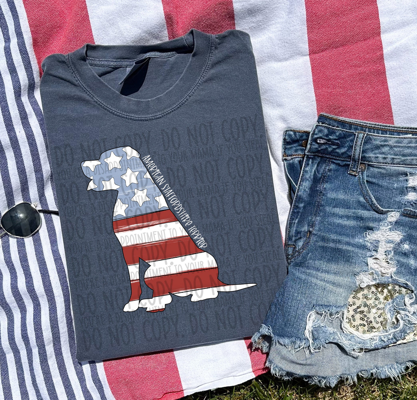 PATRIOTIC DOGS - DTF TRANSFER