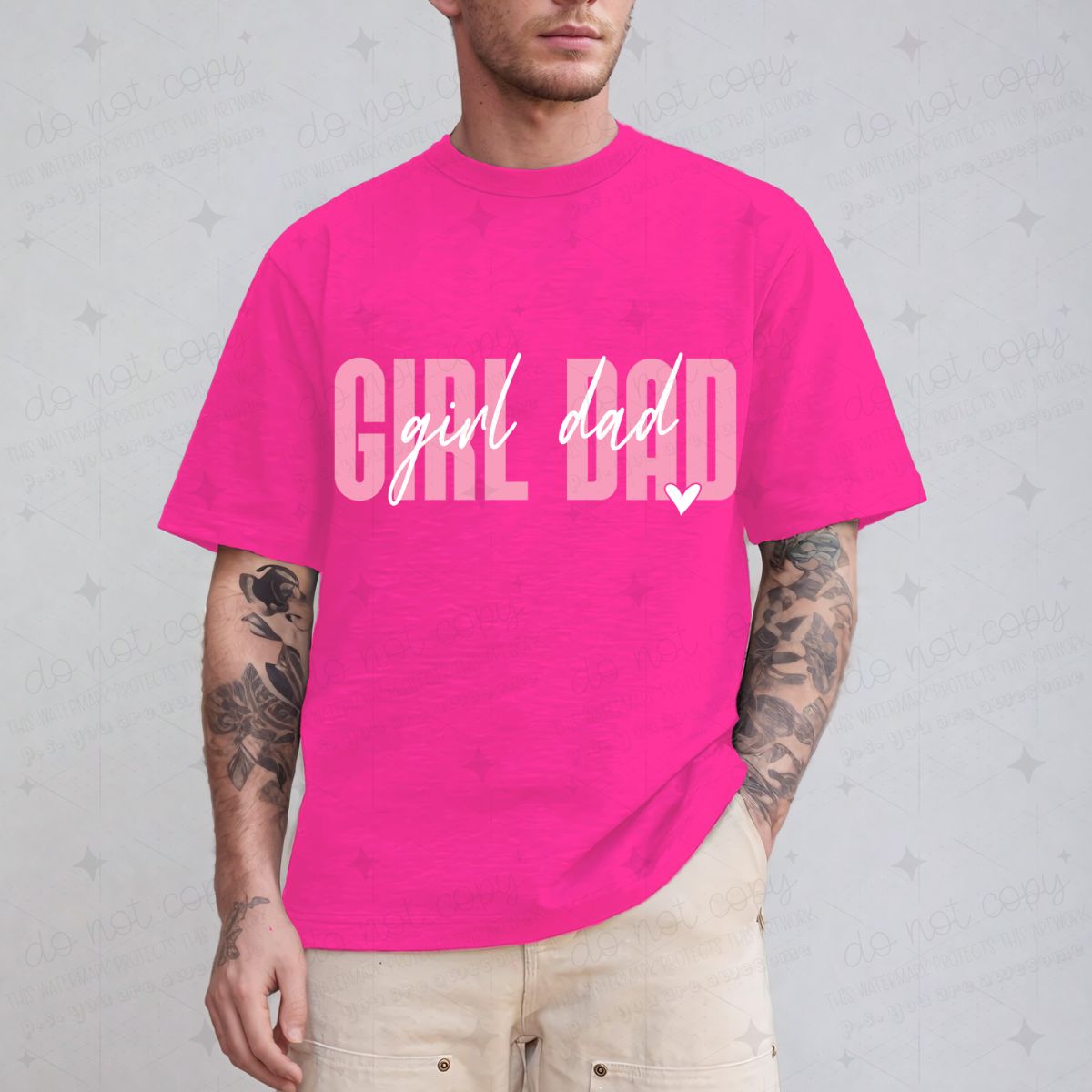 GIRL DAD - DTF TRANSFER