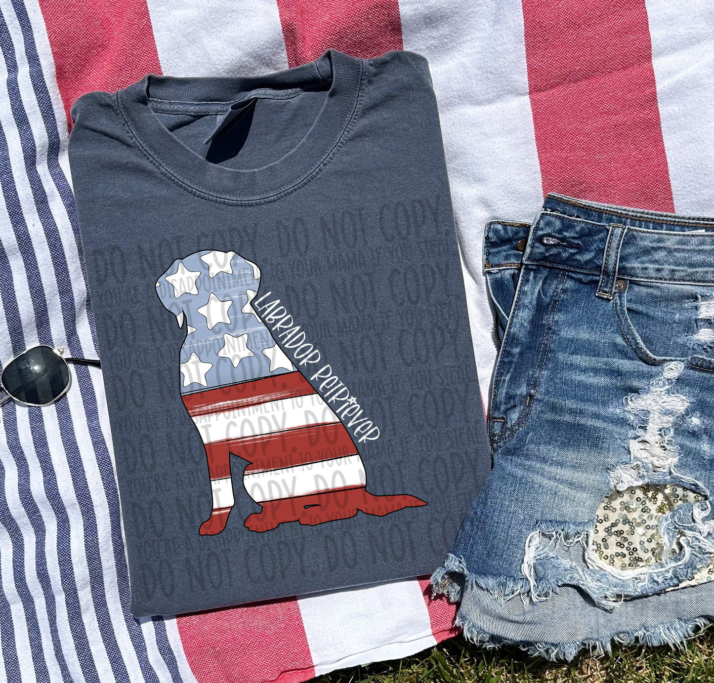 PATRIOTIC DOGS - DTF TRANSFER
