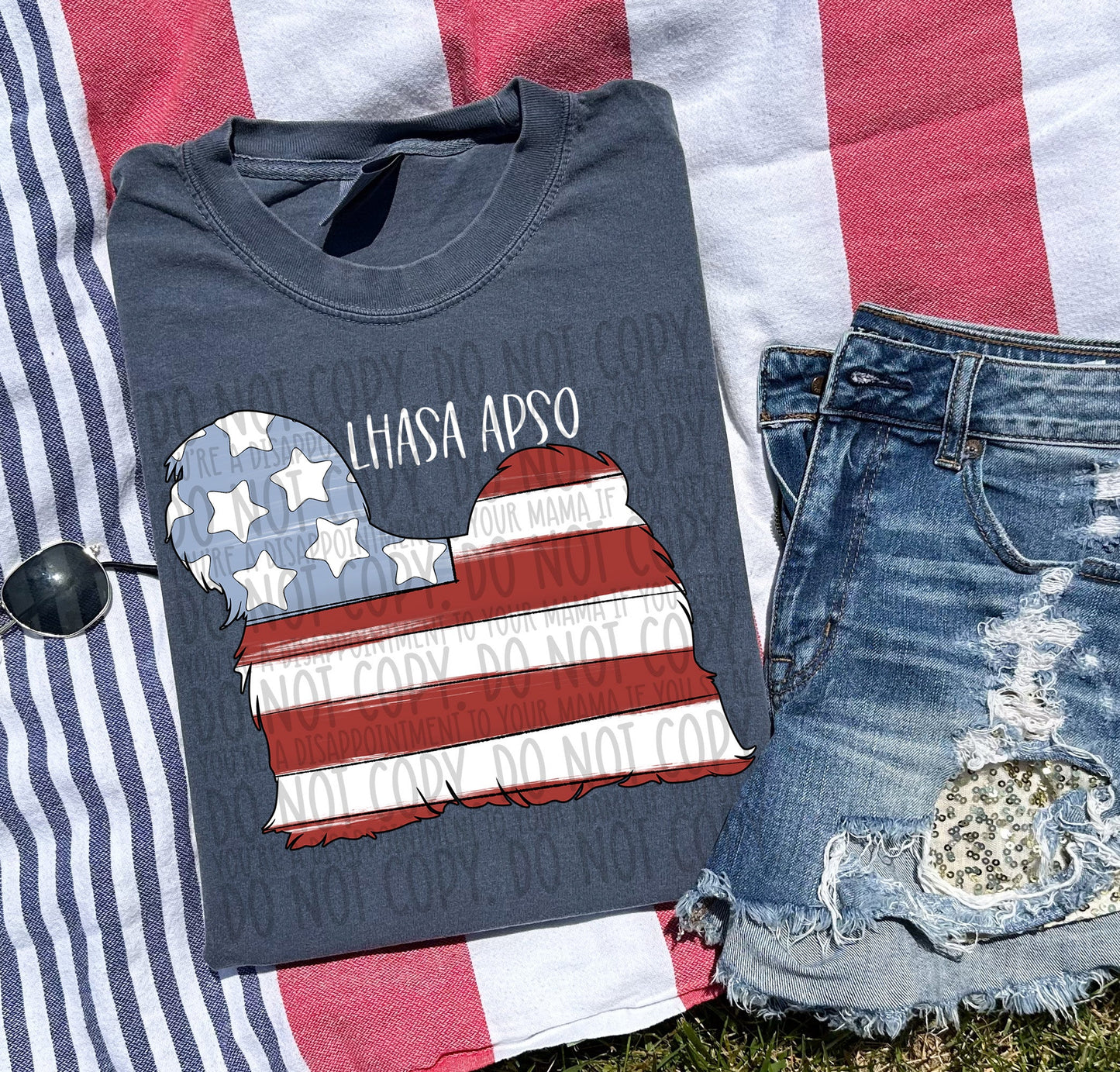 PATRIOTIC DOGS - DTF TRANSFER