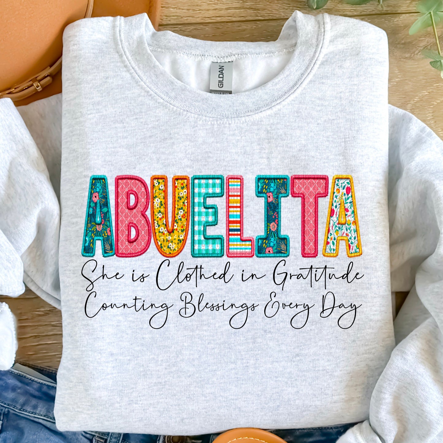 CLOTHED IN GRATITUDE - DTF TRANSFER
