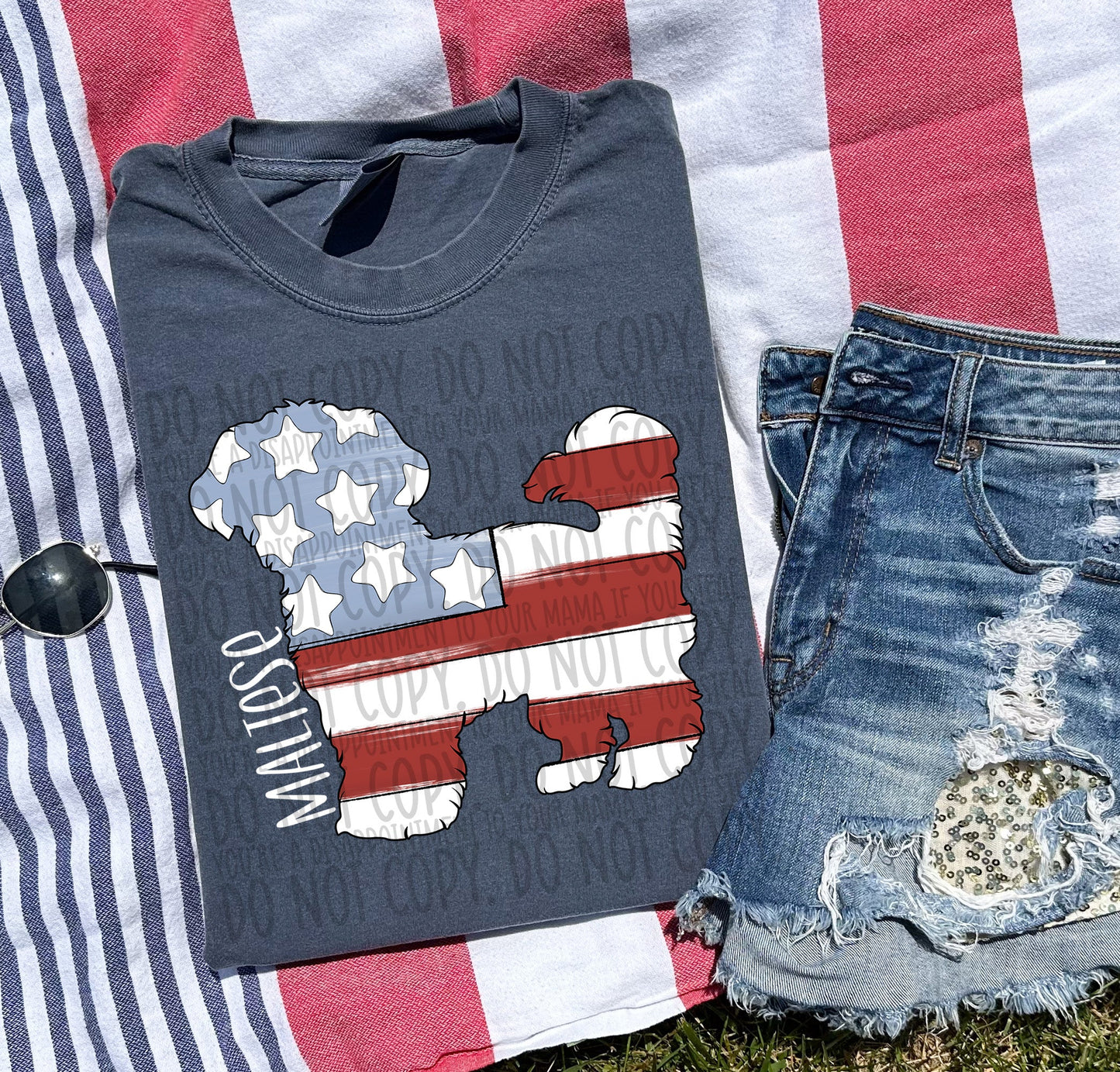 PATRIOTIC DOGS - DTF TRANSFER