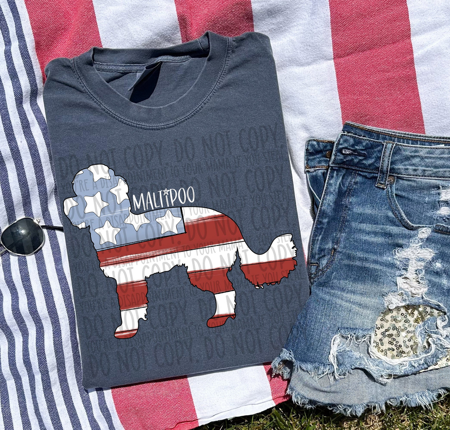 PATRIOTIC DOGS - DTF TRANSFER