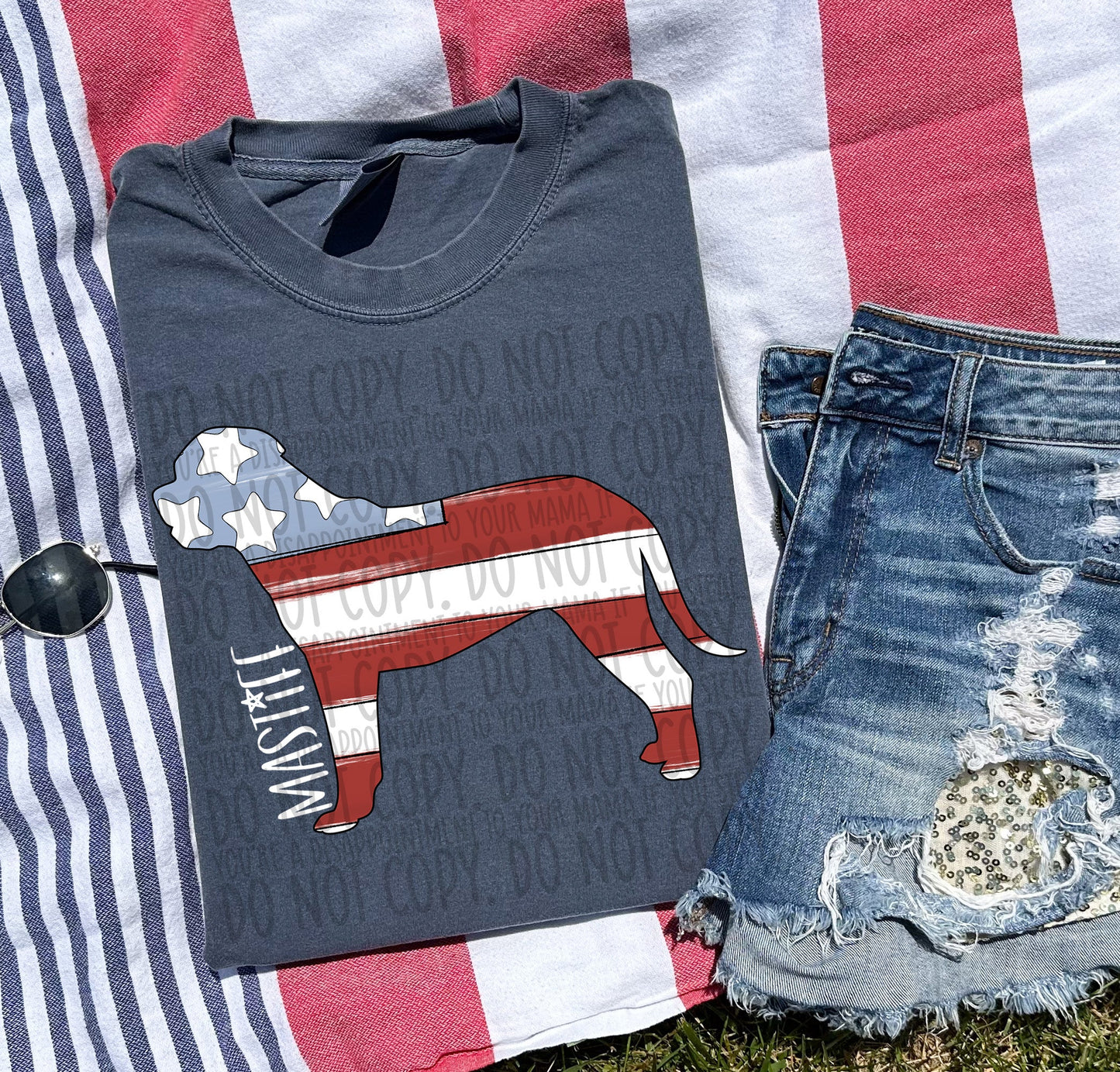 PATRIOTIC DOGS - DTF TRANSFER
