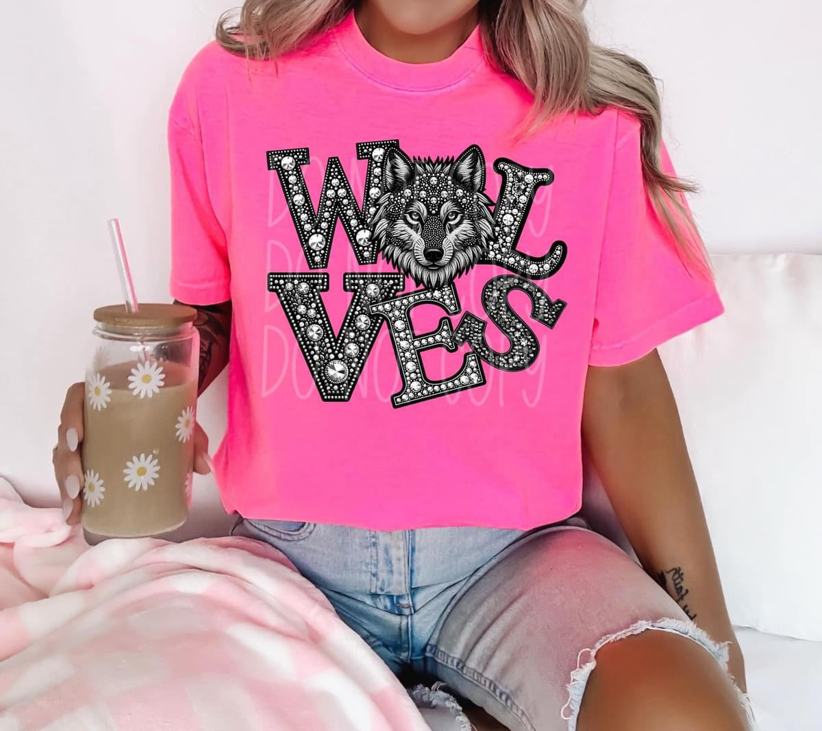 MASCOTS - FAUX RHINESTONE - DTF TRANSFER