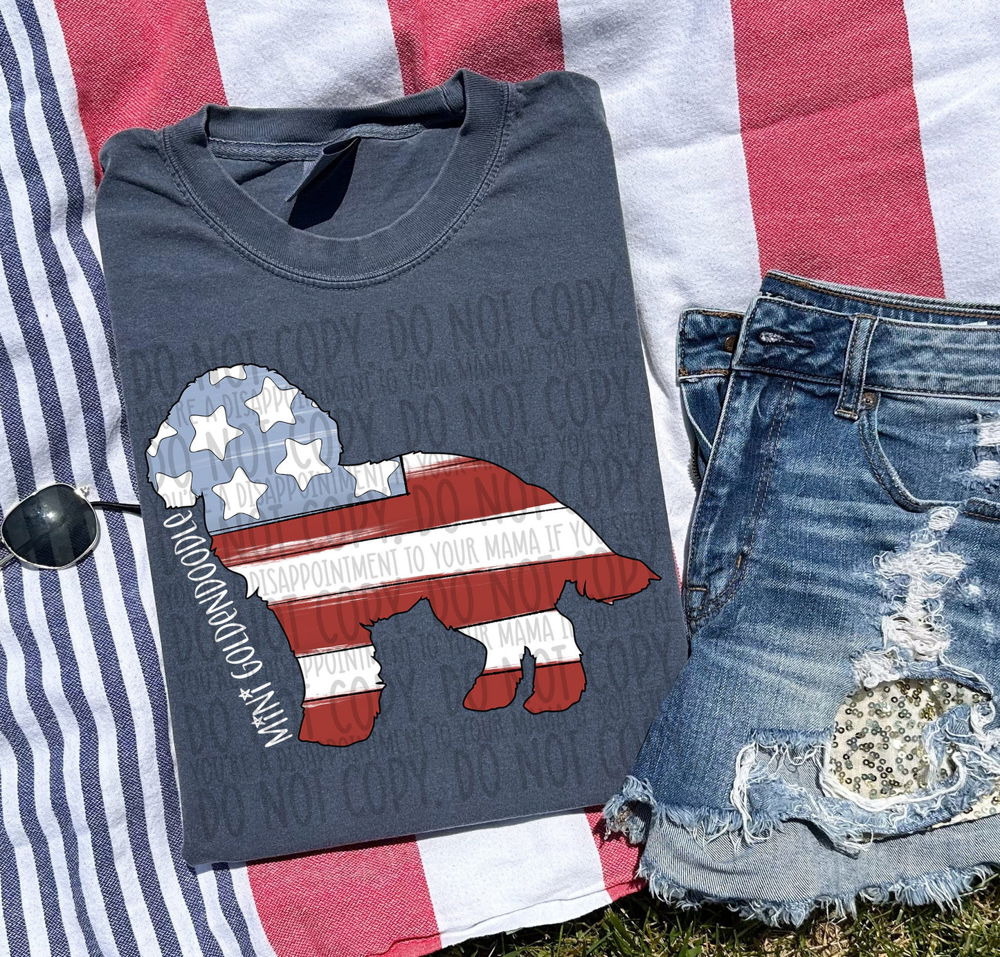 PATRIOTIC DOGS - DTF TRANSFER