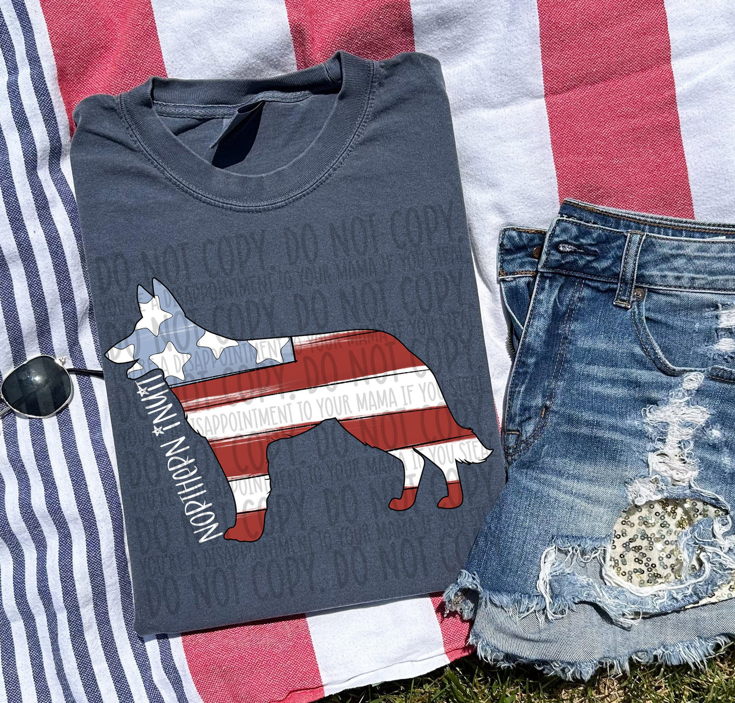 PATRIOTIC DOGS - DTF TRANSFER