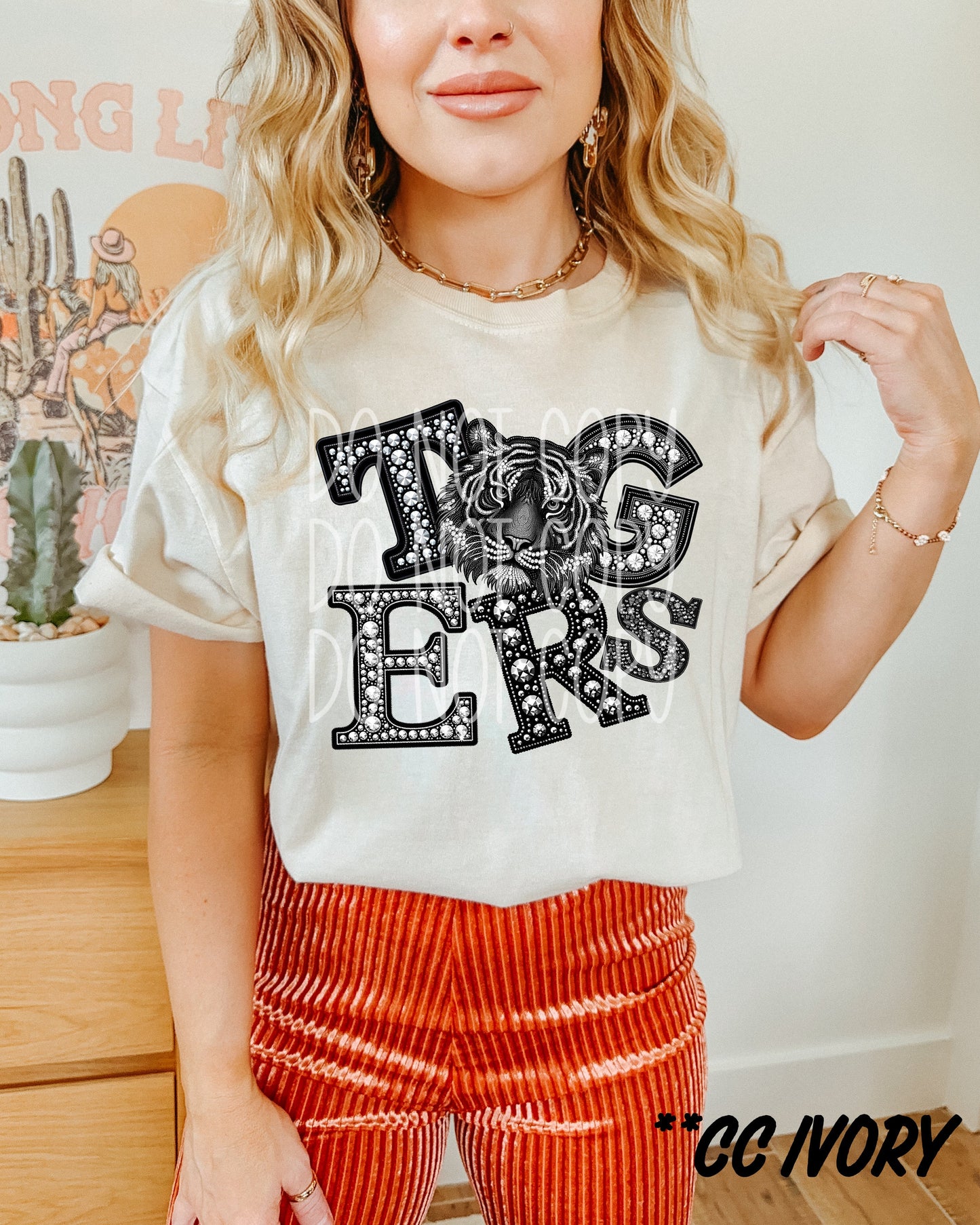 MASCOTS - FAUX RHINESTONE - DTF TRANSFER