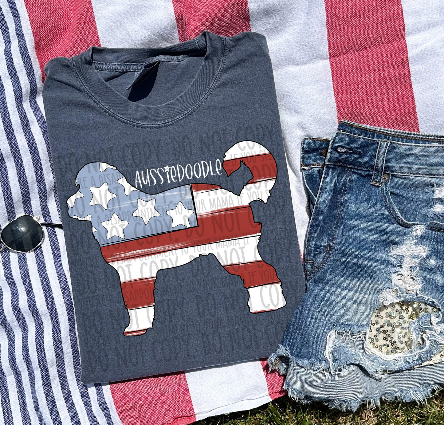 PATRIOTIC DOGS - DTF TRANSFER