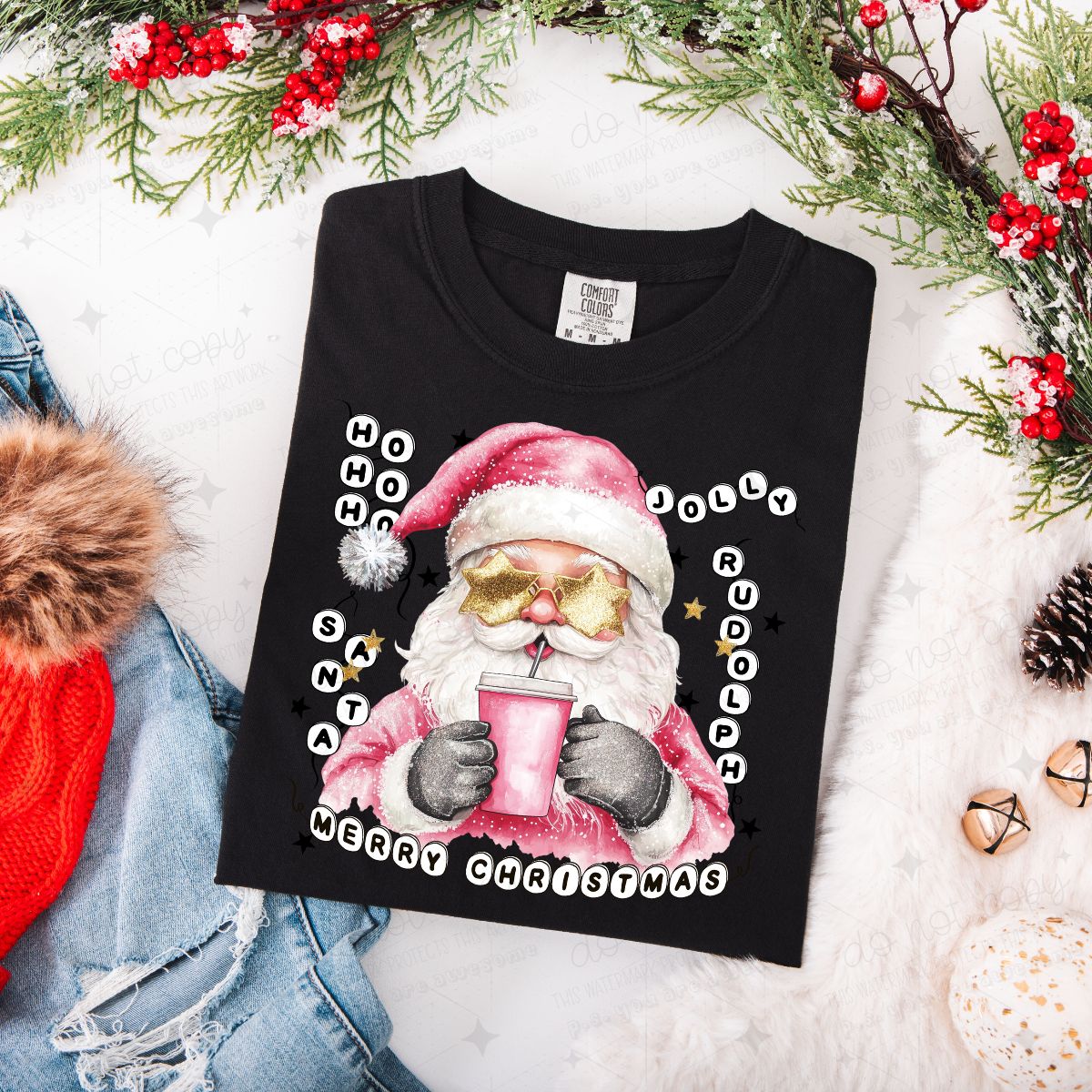 MERRY CHRISTMAS - DTF TRANSFER