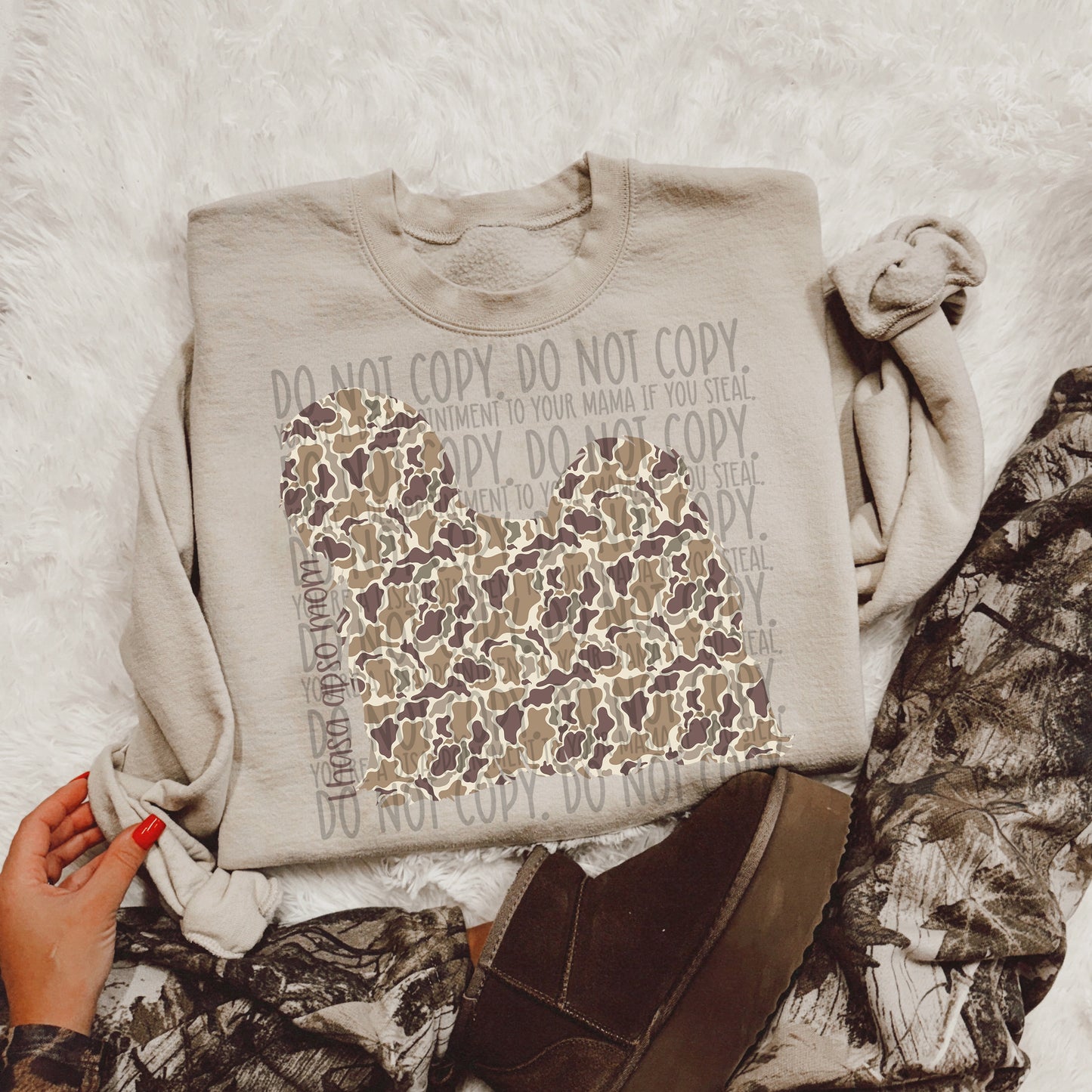 CAMO DOG MOM - DTF TRANSFER