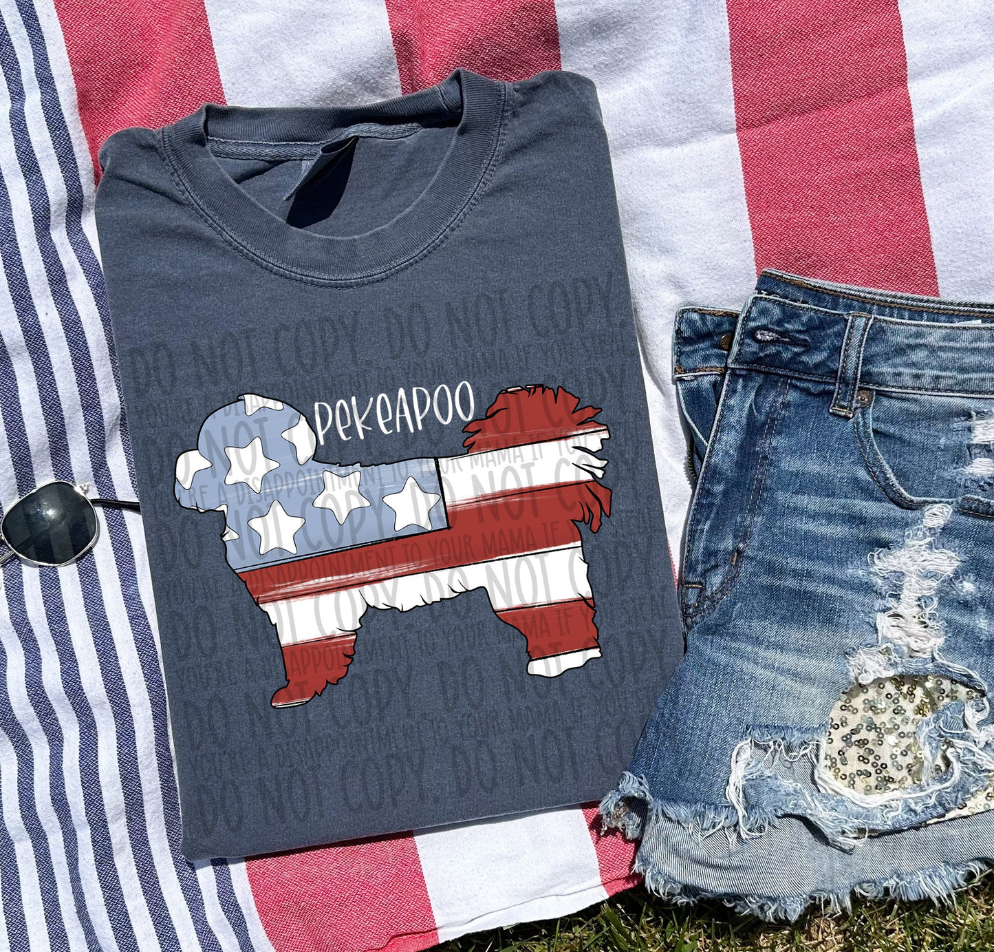 PATRIOTIC DOGS - DTF TRANSFER