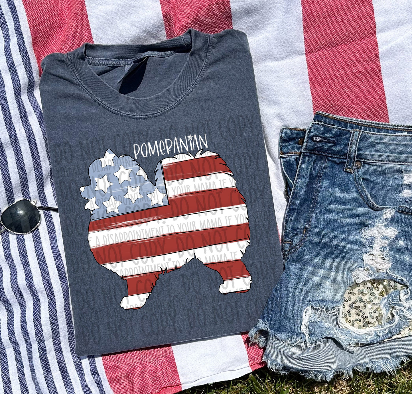 PATRIOTIC DOGS - DTF TRANSFER