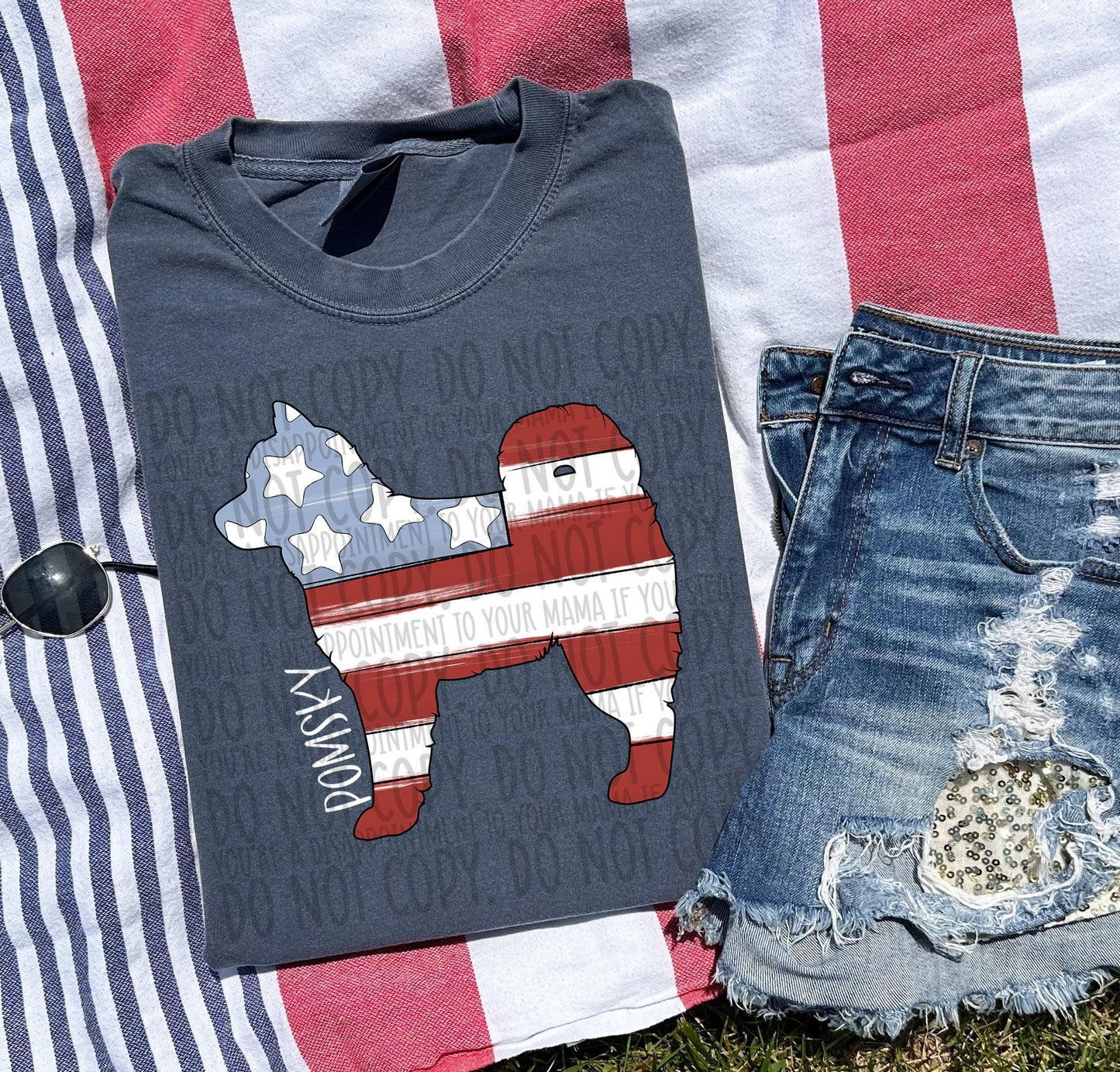 PATRIOTIC DOGS - DTF TRANSFER