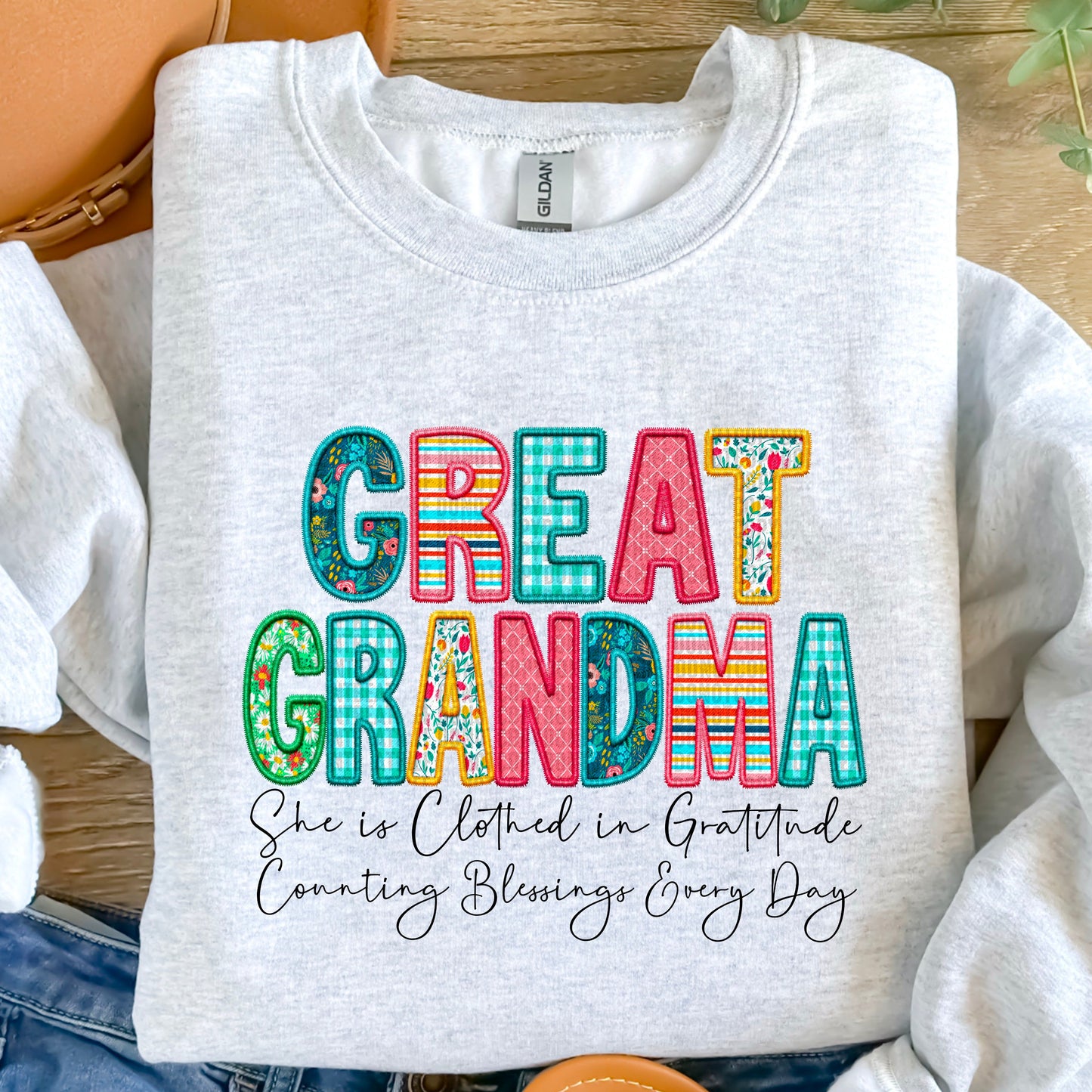 CLOTHED IN GRATITUDE - DTF TRANSFER
