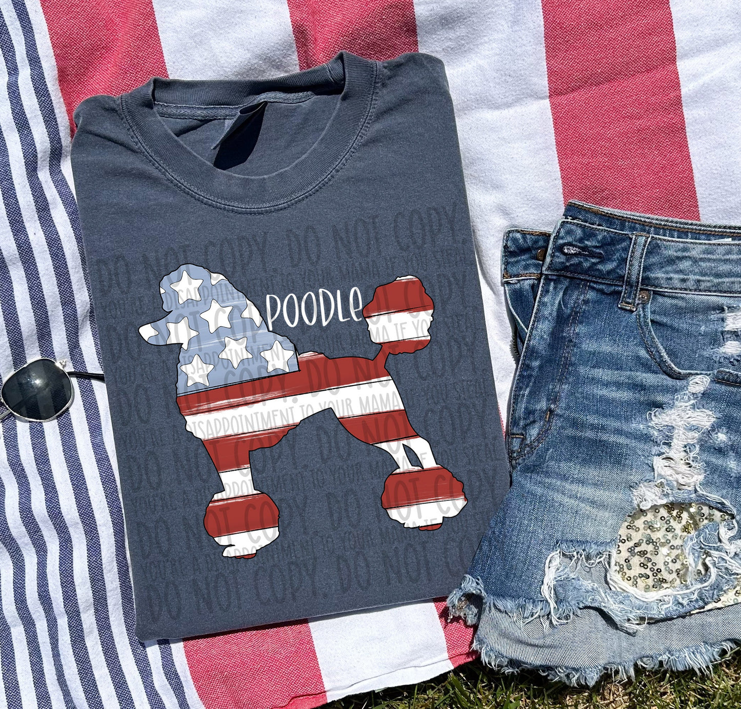 PATRIOTIC DOGS - DTF TRANSFER
