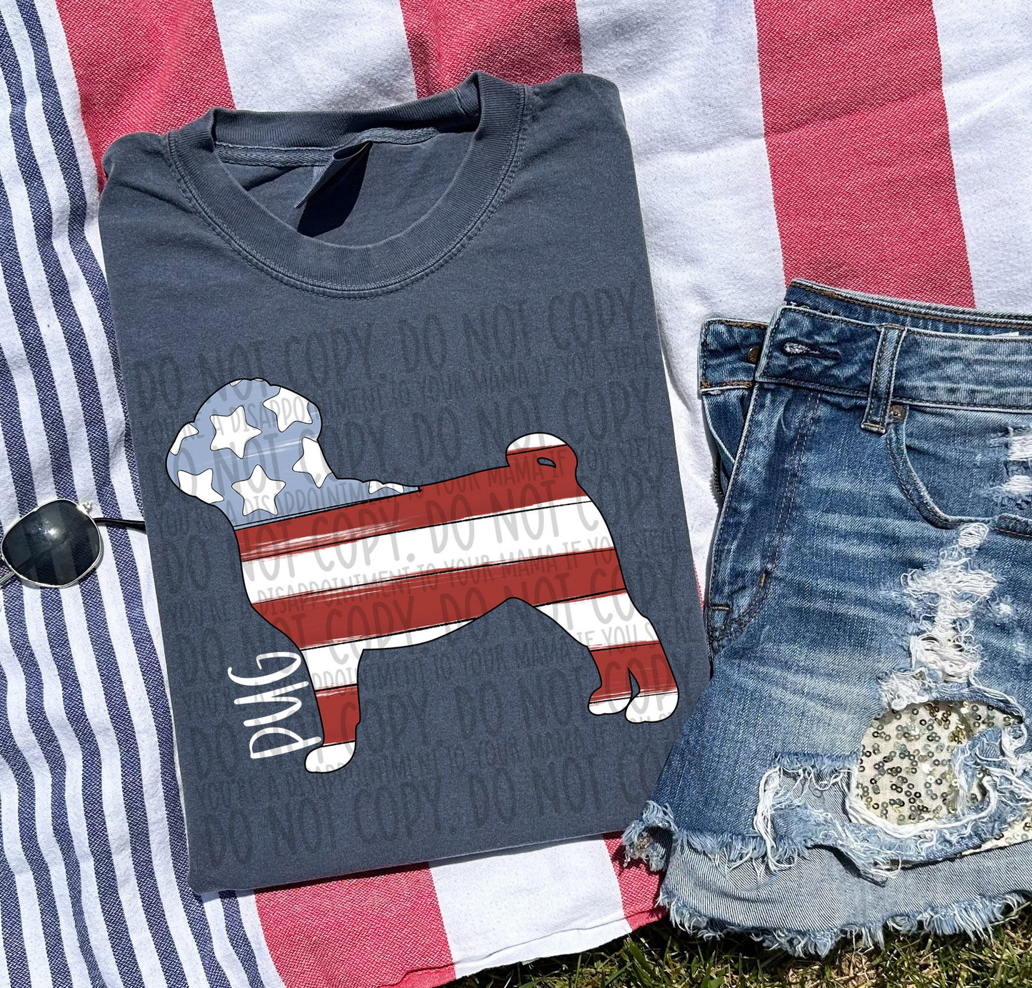 PATRIOTIC DOGS - DTF TRANSFER