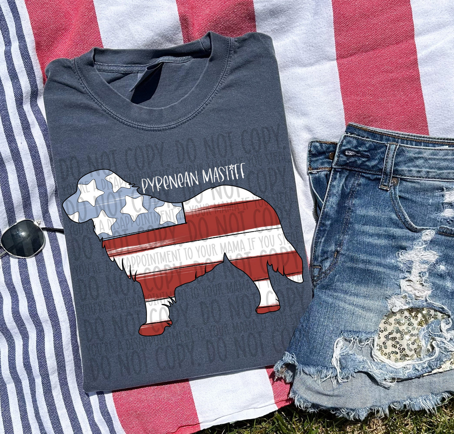 PATRIOTIC DOGS - DTF TRANSFER