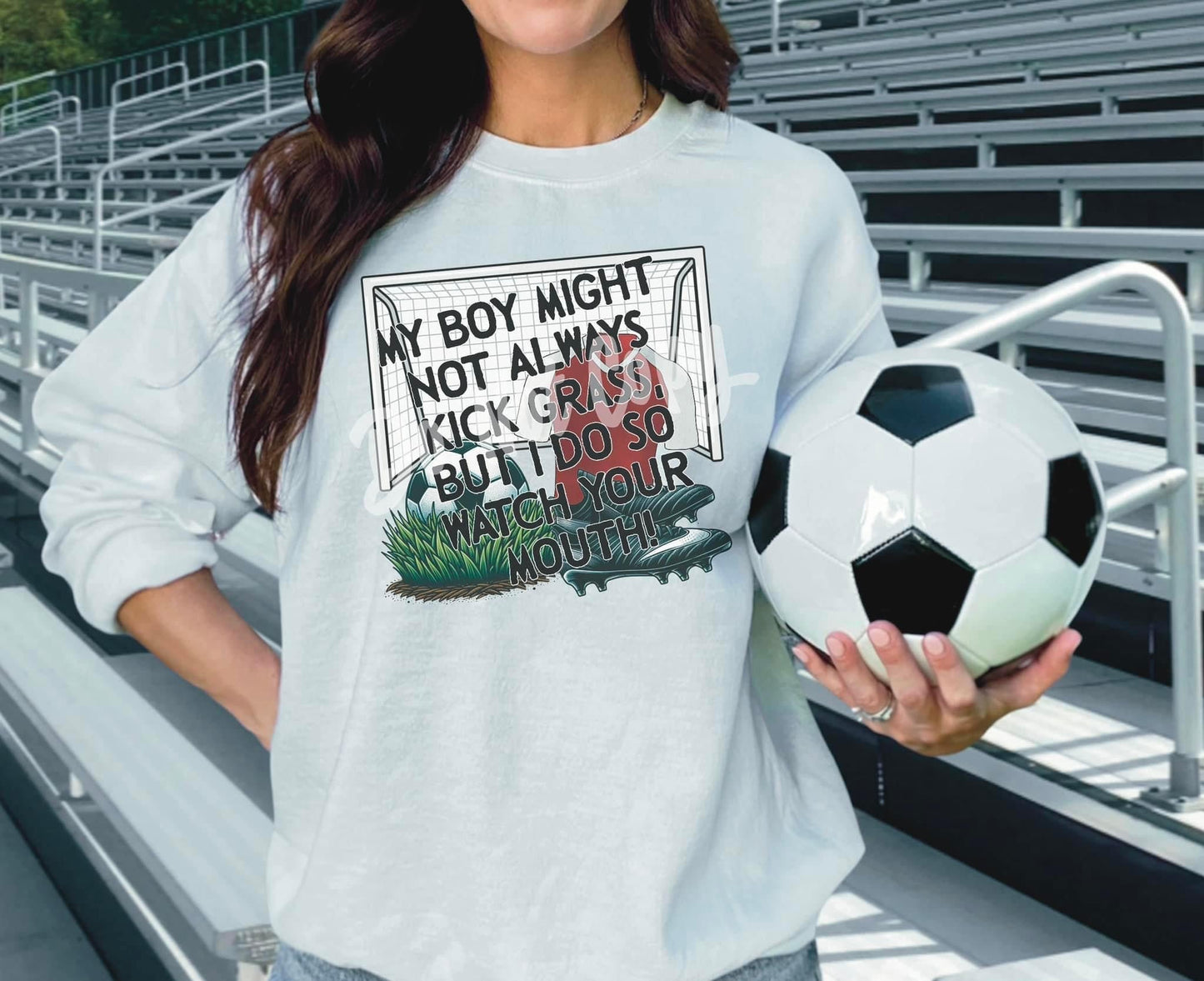 MY KID MAY NOT ALWAYS KICK GRASS - DTF TRANSFER