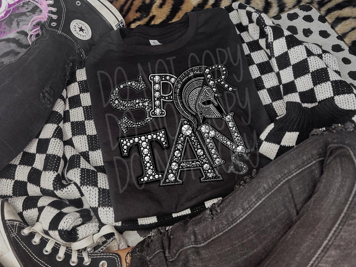 MASCOTS - FAUX RHINESTONE - DTF TRANSFER