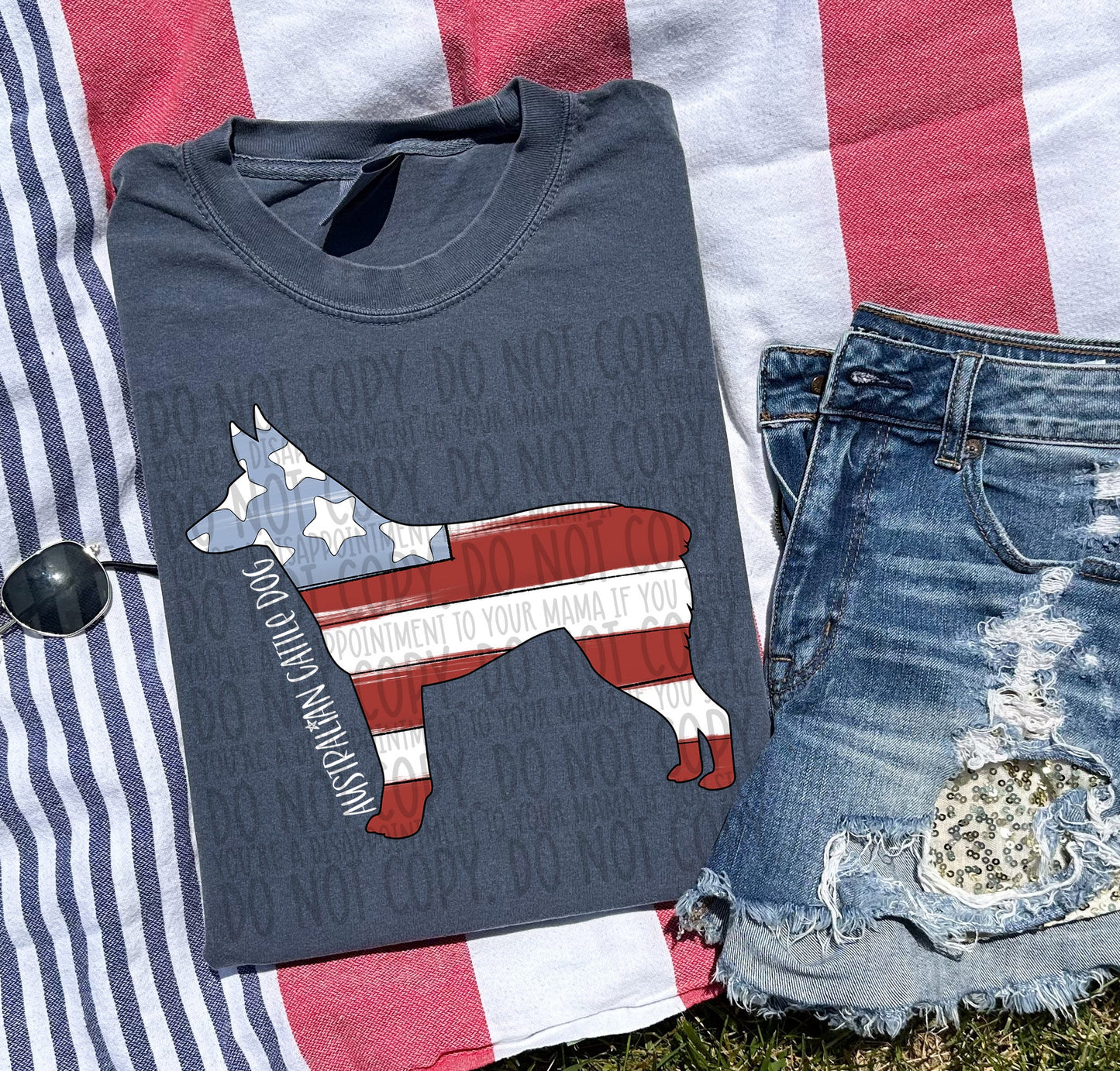 PATRIOTIC DOGS - DTF TRANSFER