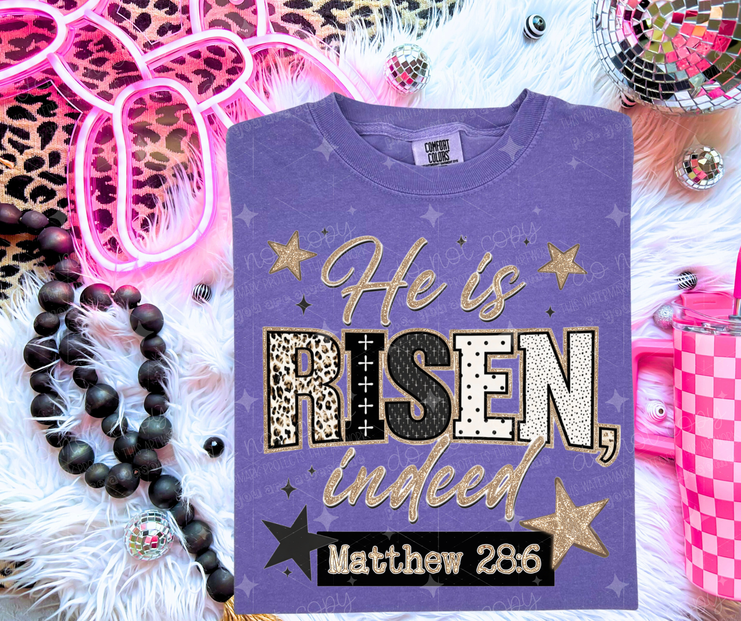 HE IS RISEN INDEED - DTF TRANSFER