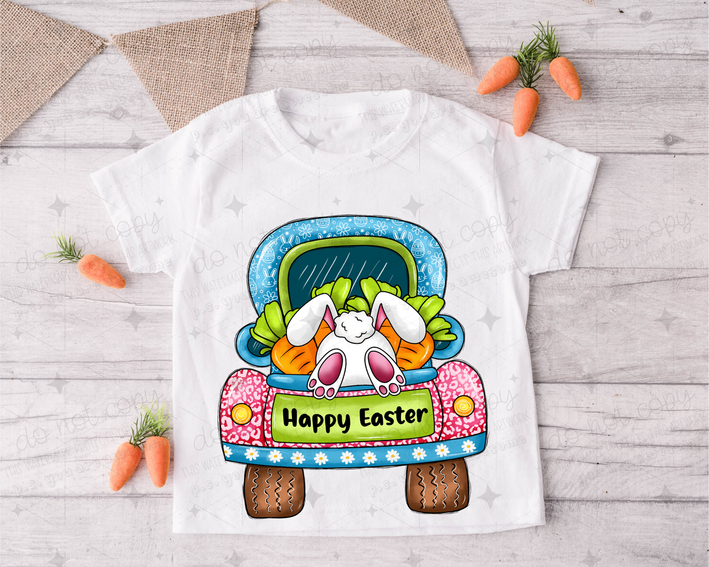 HAPPY EASTER - DTF TRANSFER