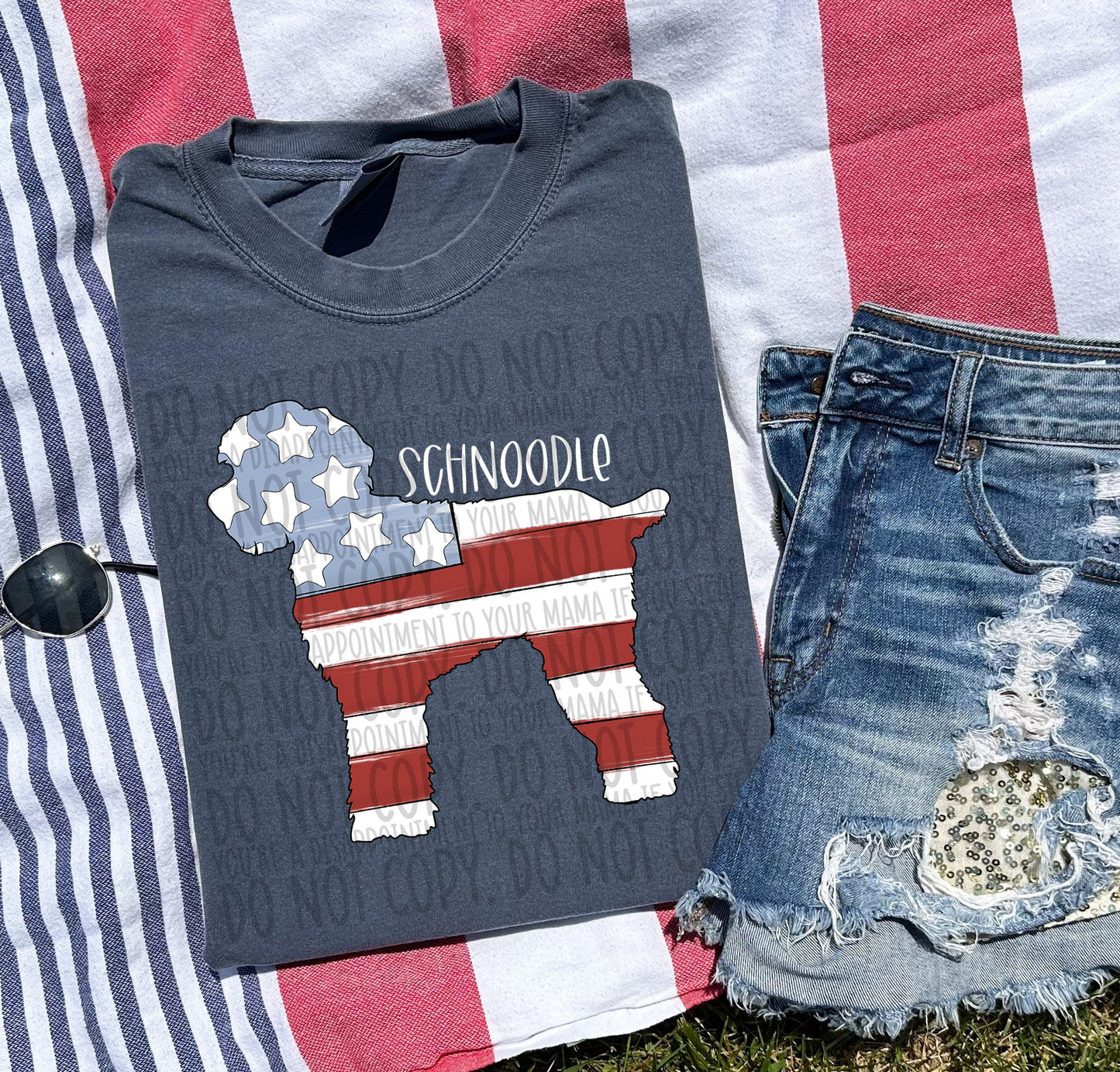 PATRIOTIC DOGS - DTF TRANSFER