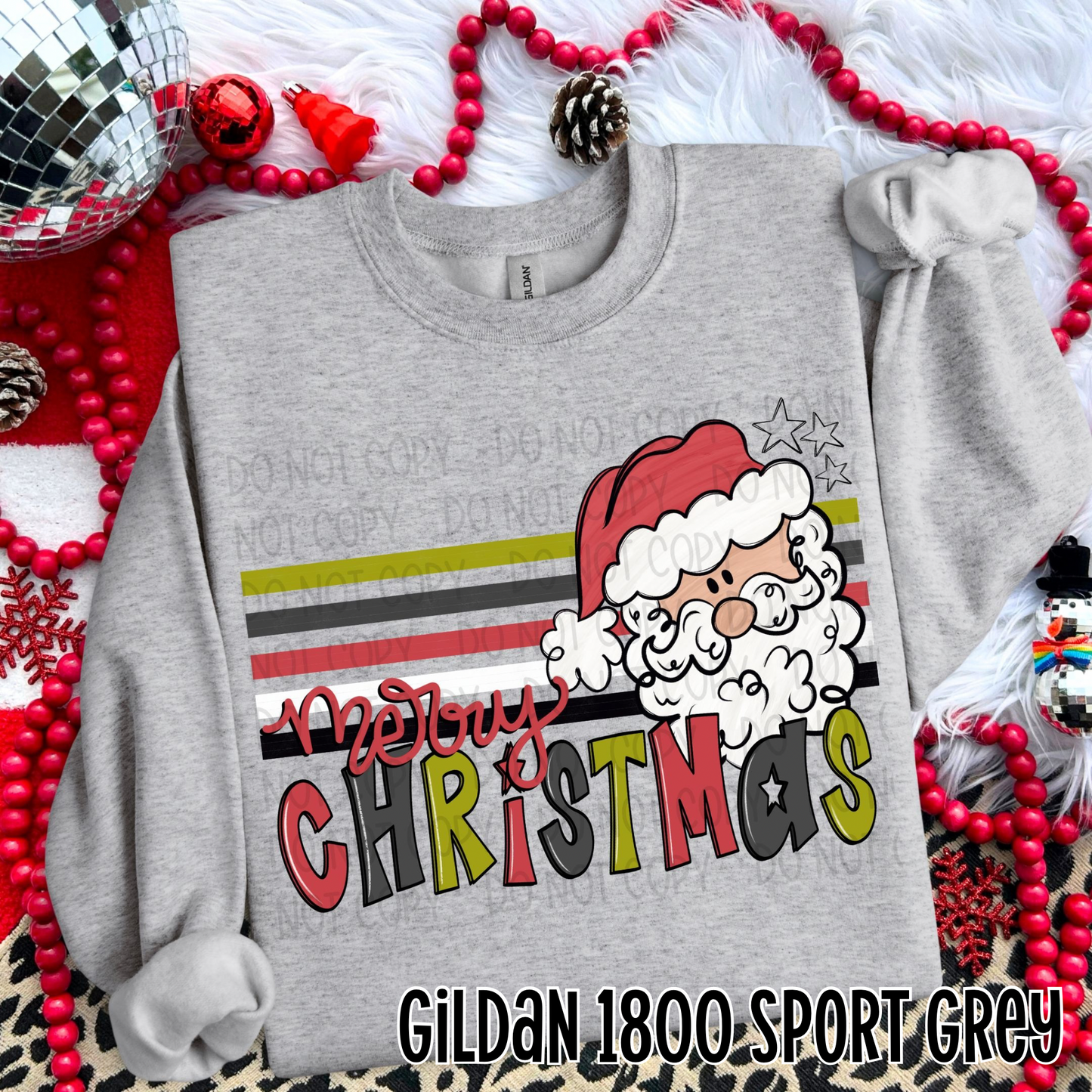 MERRY CHRISTMAS RETRO - DTF TRANSFER