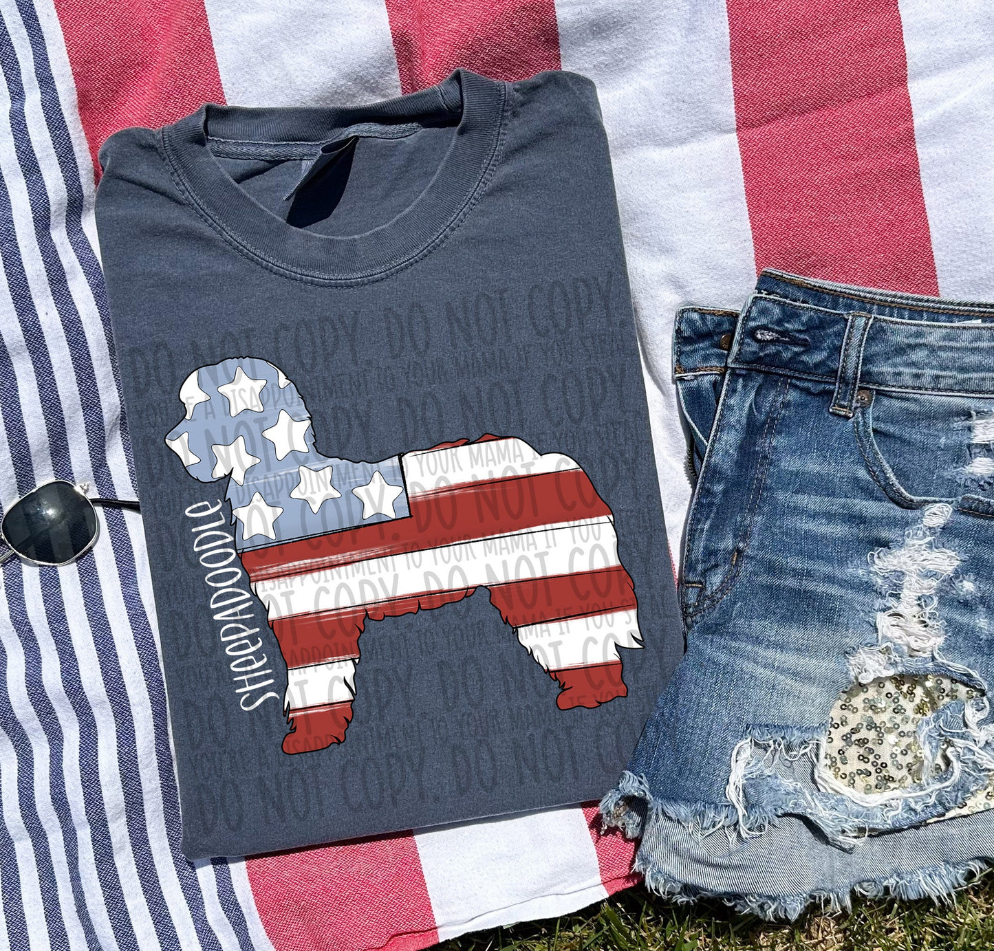 PATRIOTIC DOGS - DTF TRANSFER