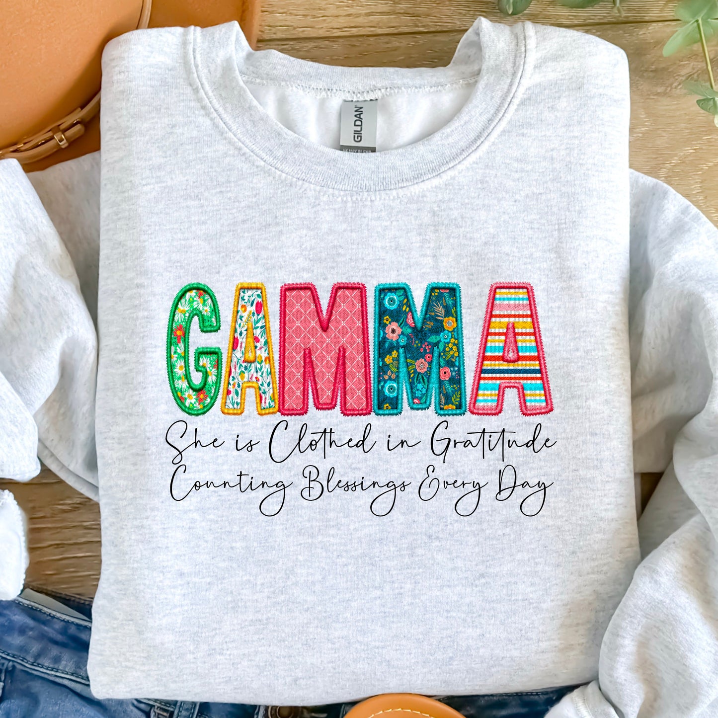 CLOTHED IN GRATITUDE - DTF TRANSFER
