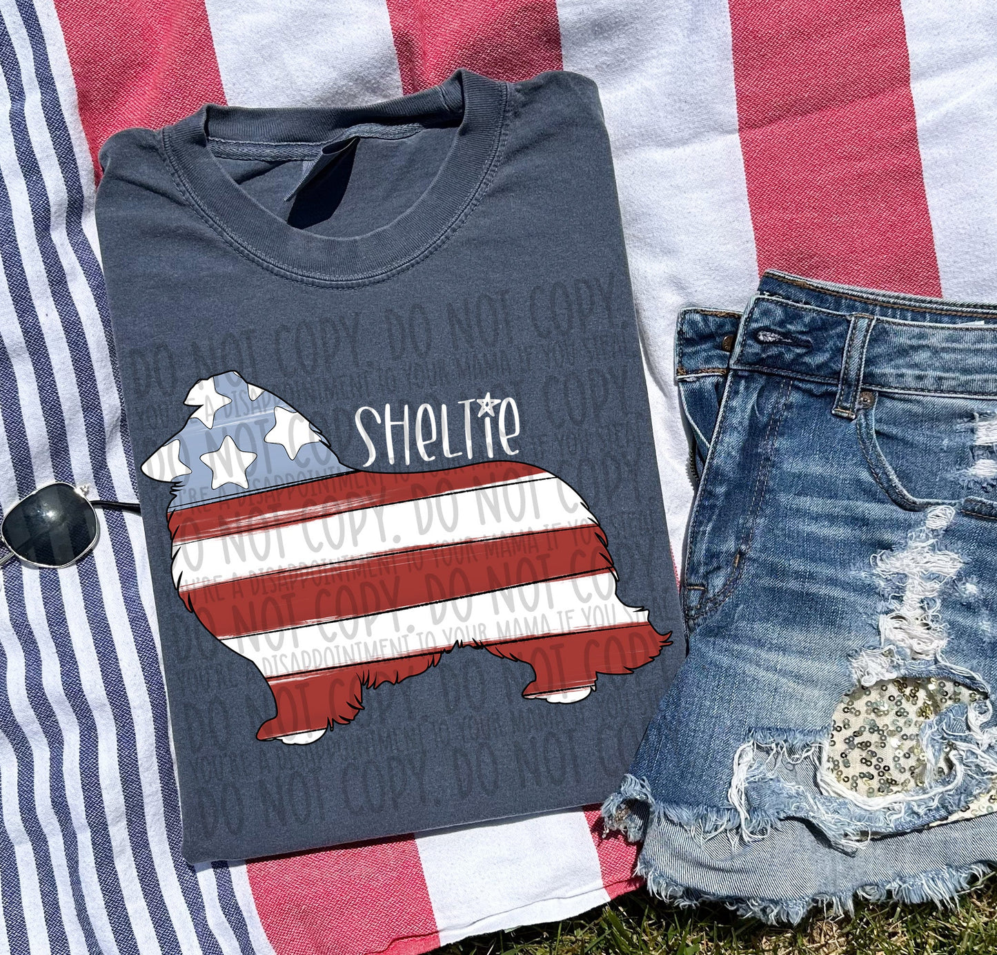 PATRIOTIC DOGS - DTF TRANSFER