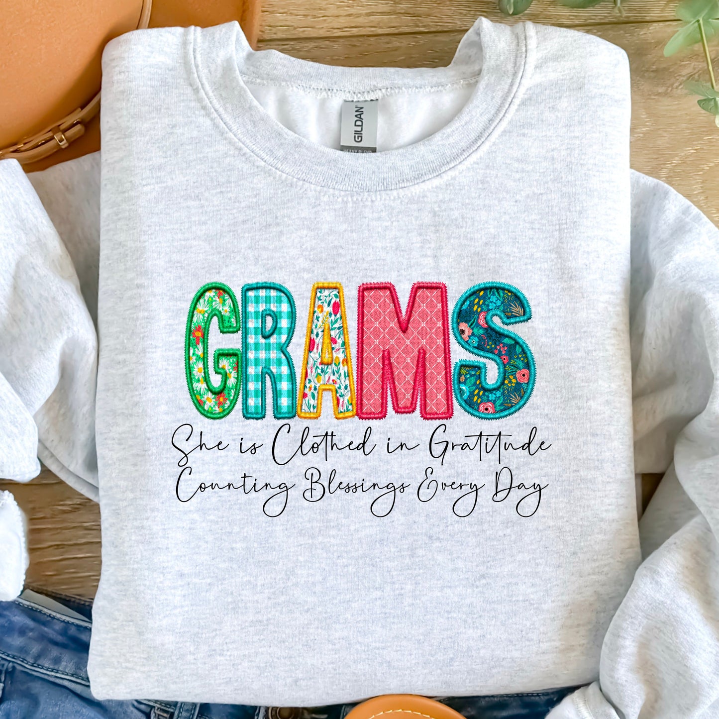 CLOTHED IN GRATITUDE - DTF TRANSFER