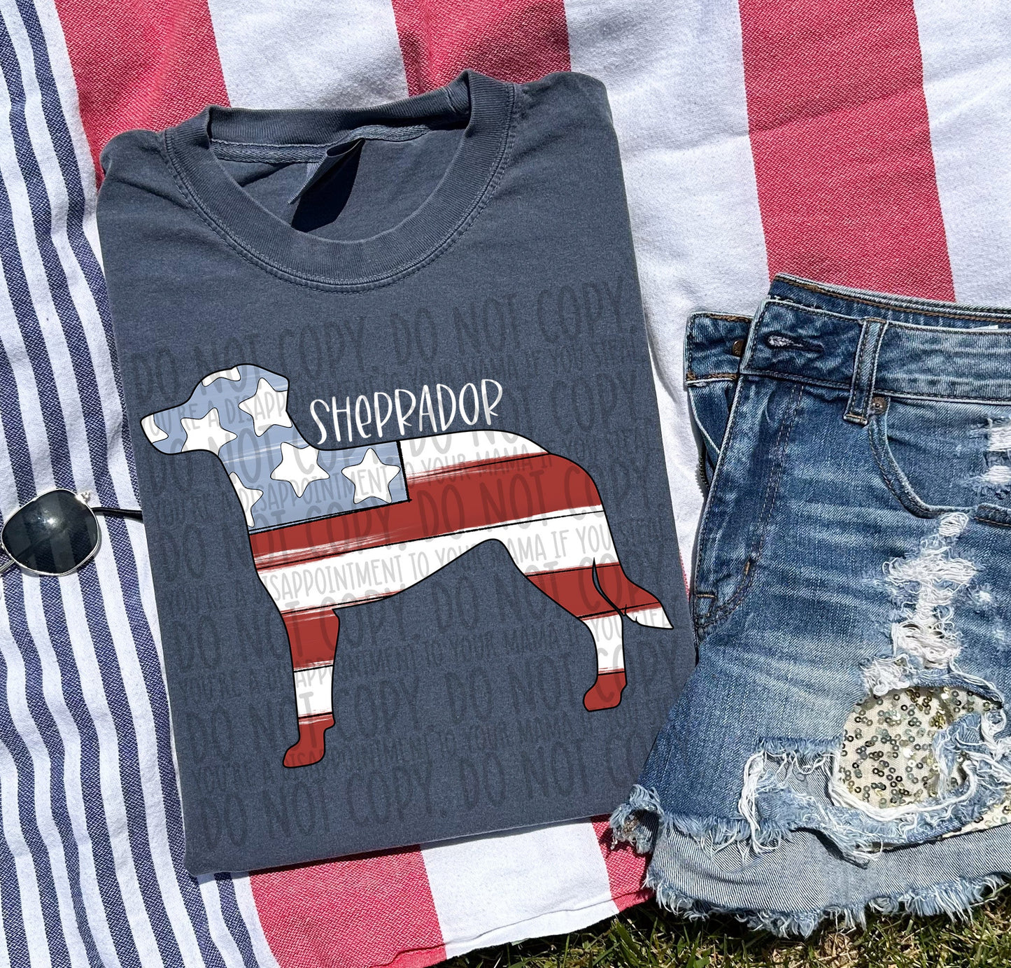PATRIOTIC DOGS - DTF TRANSFER