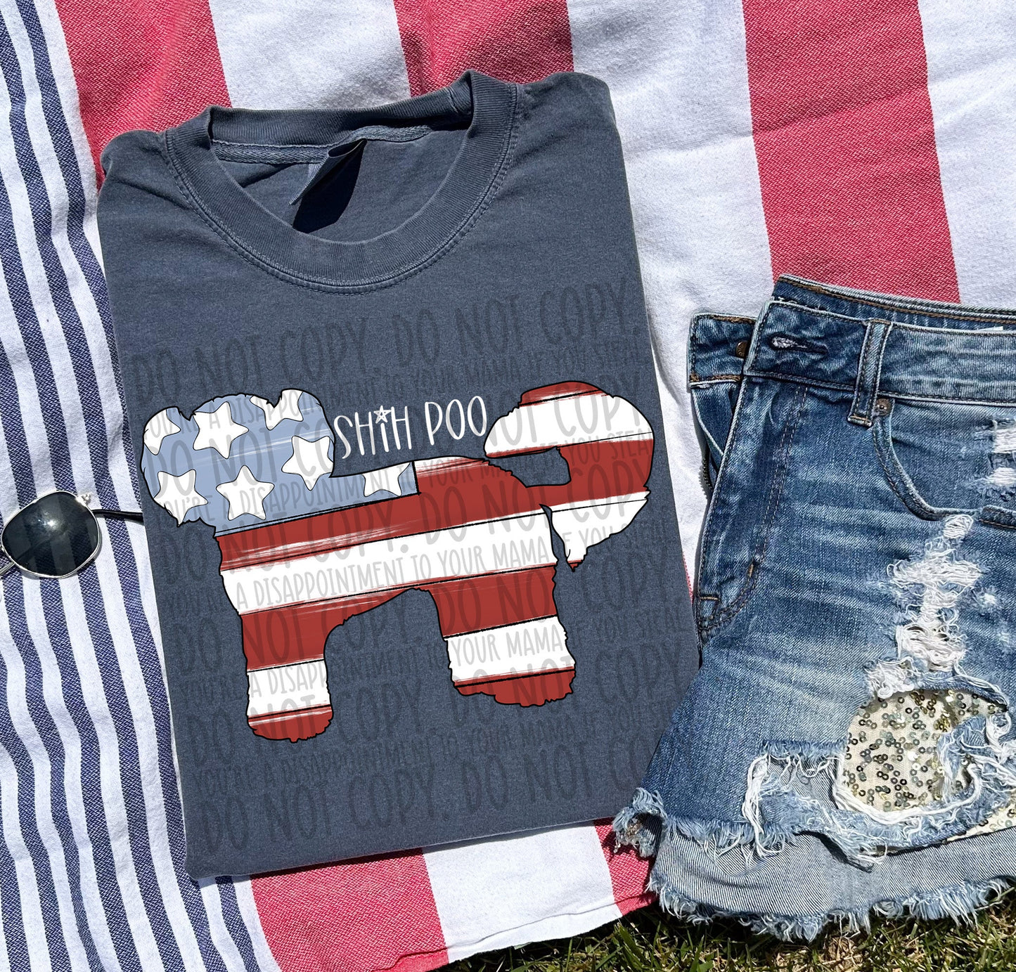 PATRIOTIC DOGS - DTF TRANSFER