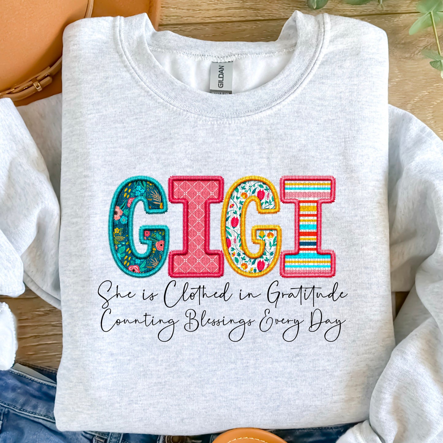 CLOTHED IN GRATITUDE - DTF TRANSFER