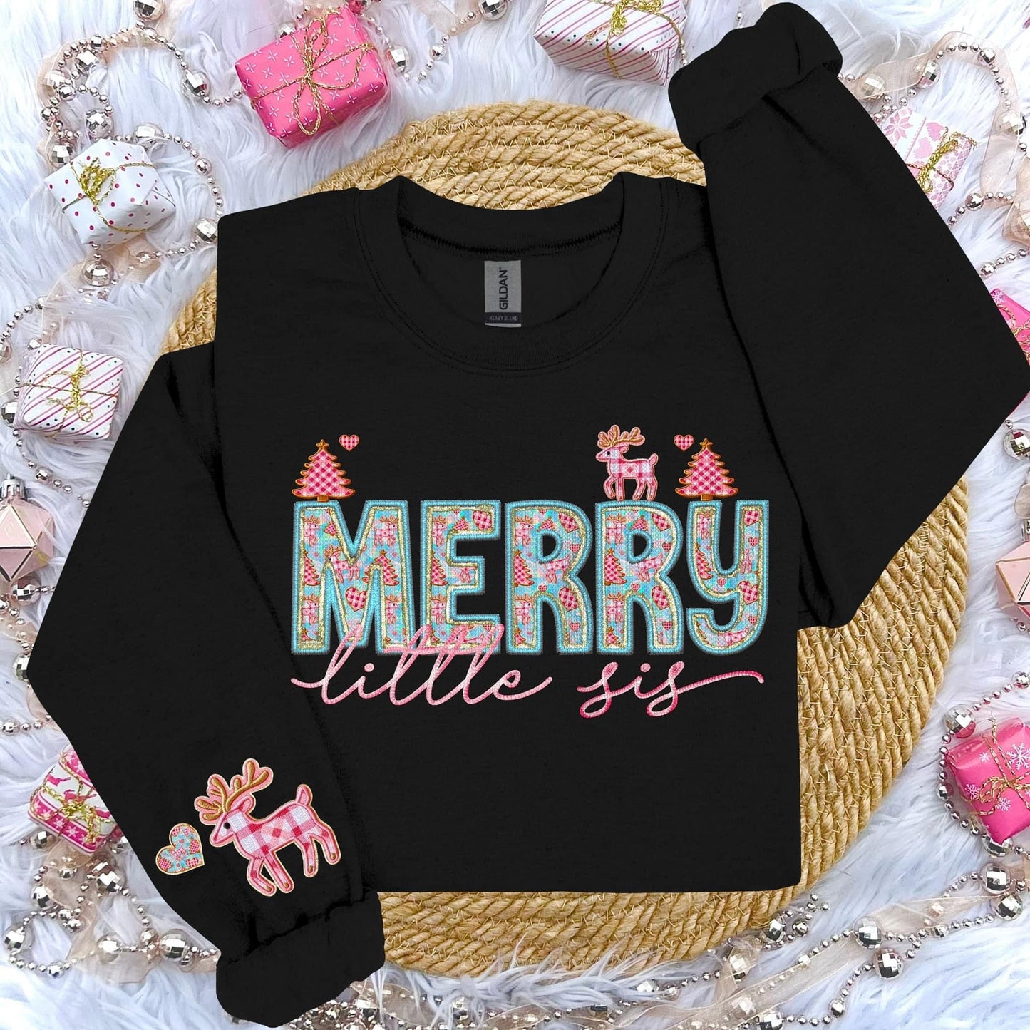 MERRY - FRONT+BACK - DTF TRANSFER