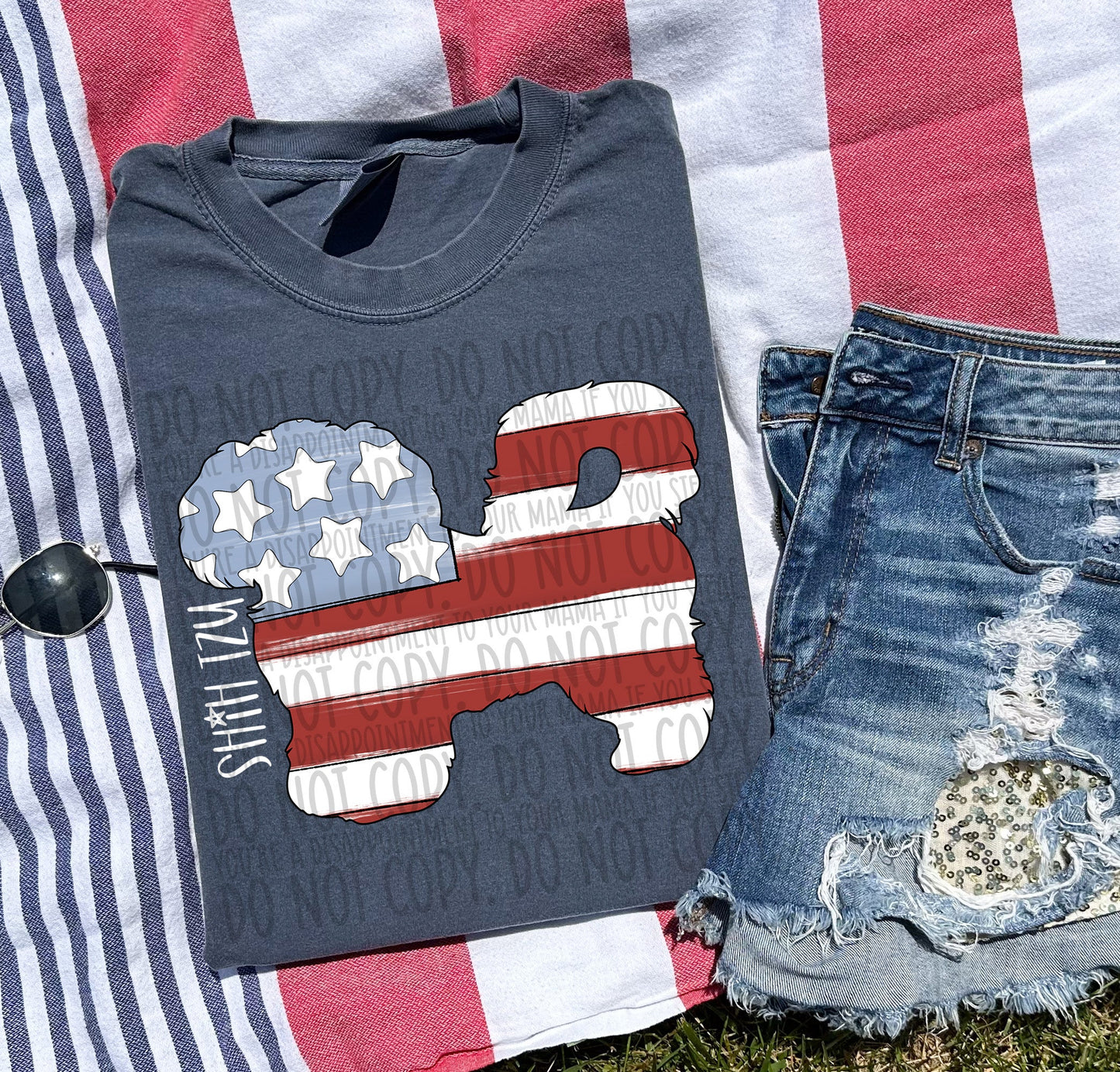 PATRIOTIC DOGS - DTF TRANSFER