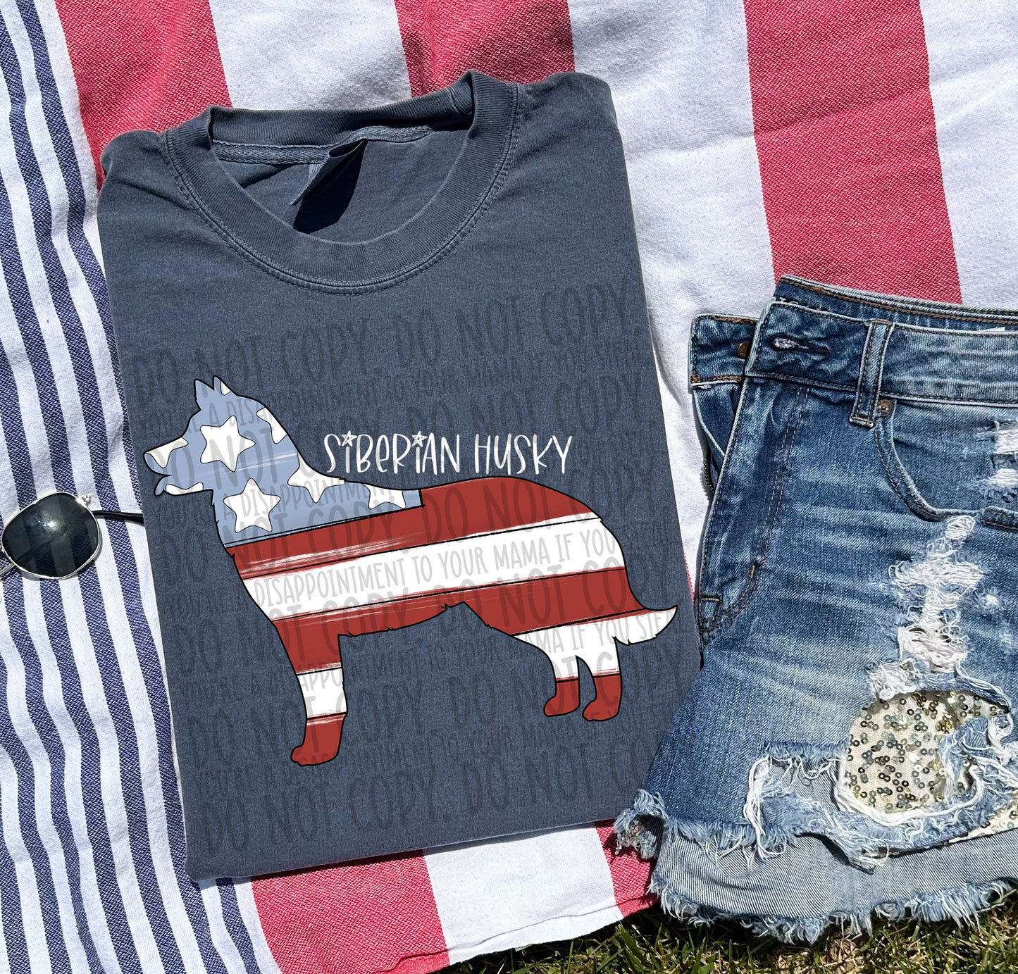 PATRIOTIC DOGS - DTF TRANSFER