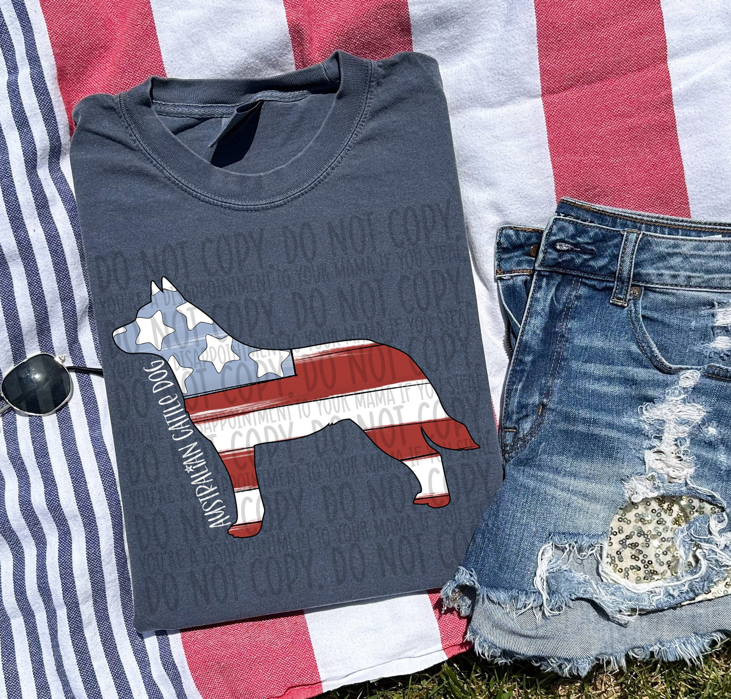 PATRIOTIC DOGS - DTF TRANSFER