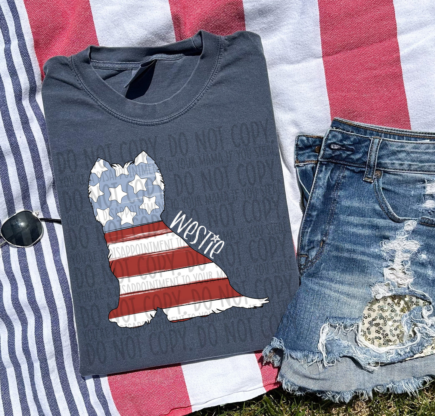 PATRIOTIC DOGS - DTF TRANSFER