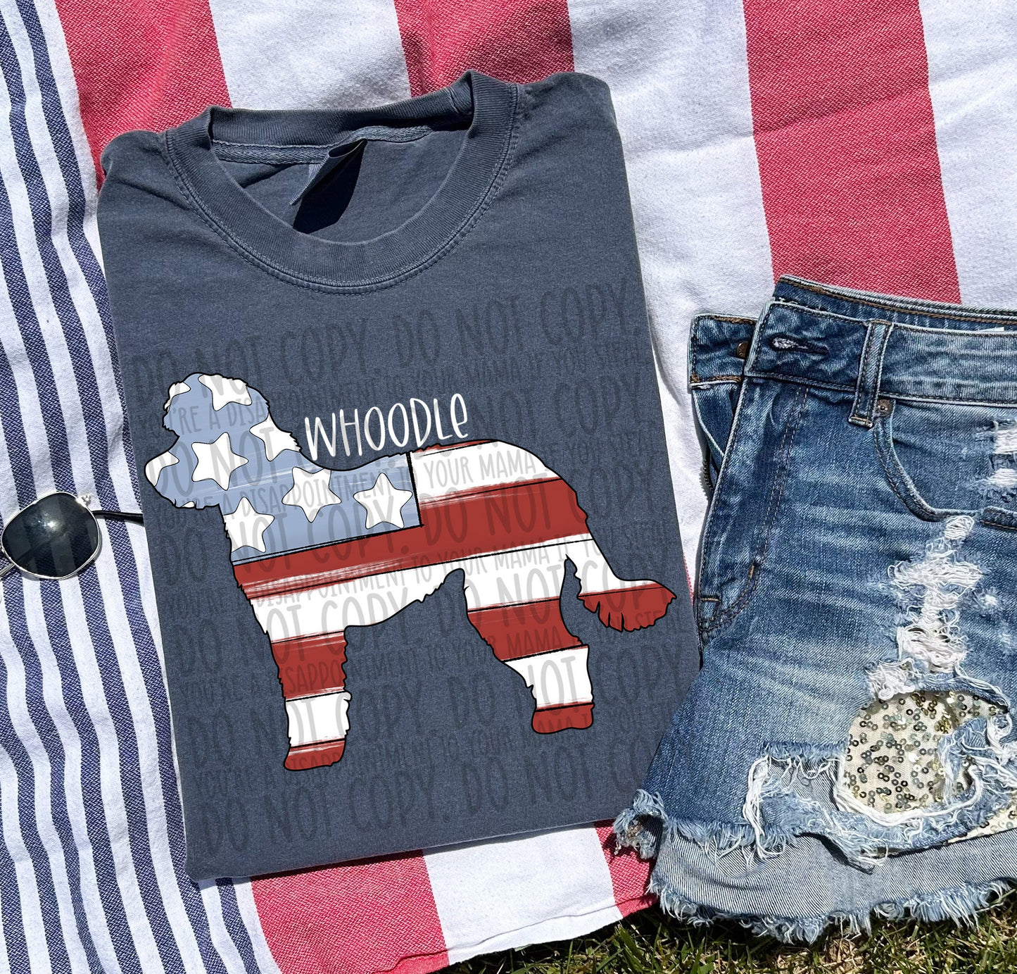 PATRIOTIC DOGS - DTF TRANSFER