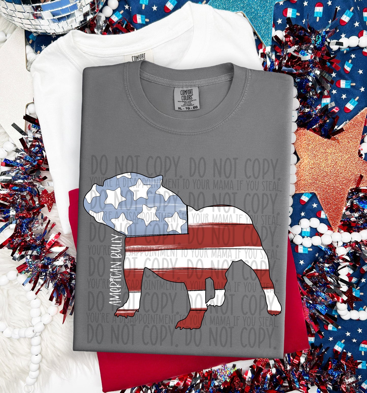 PATRIOTIC DOGS - DTF TRANSFER