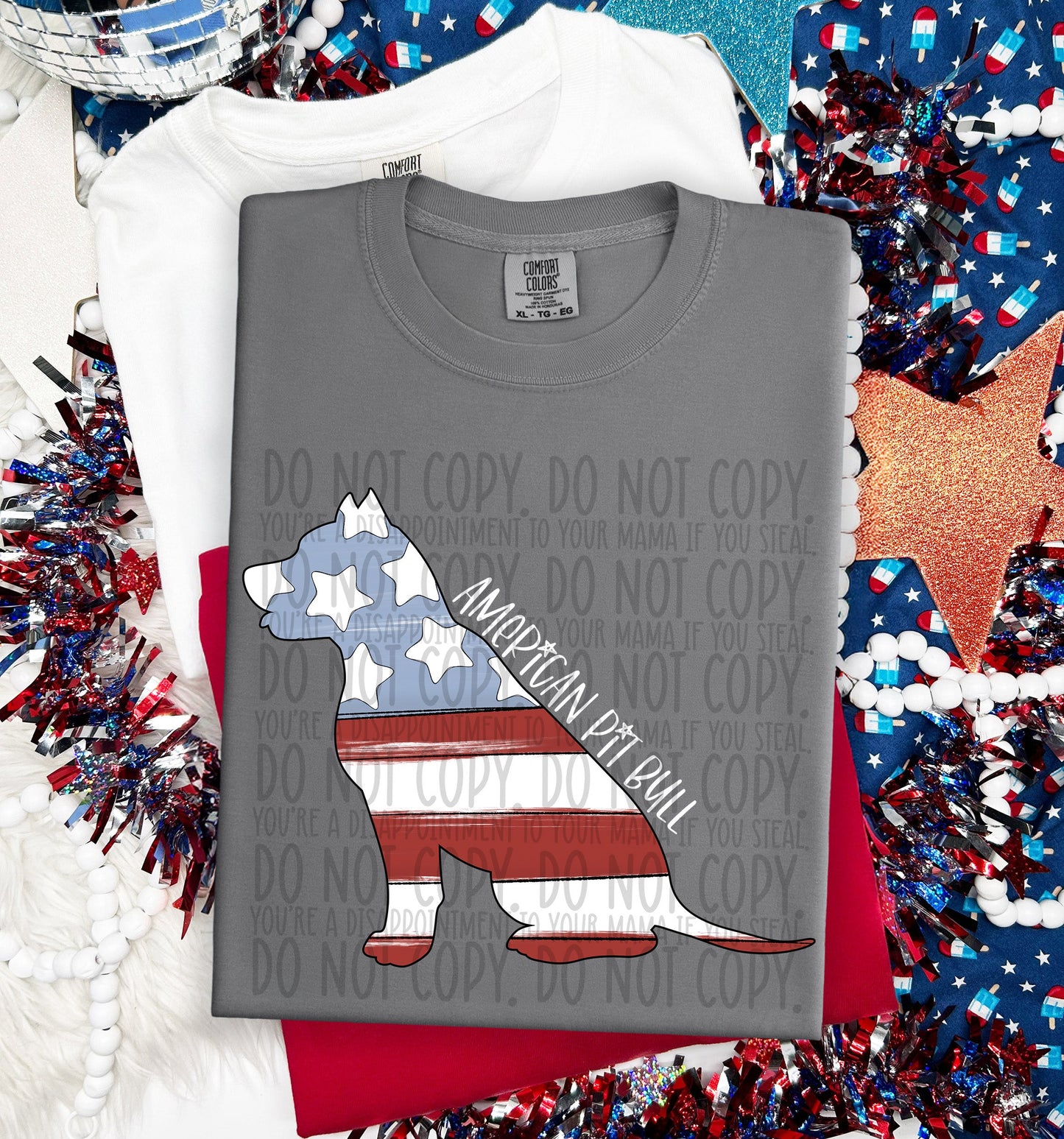 PATRIOTIC DOGS - DTF TRANSFER